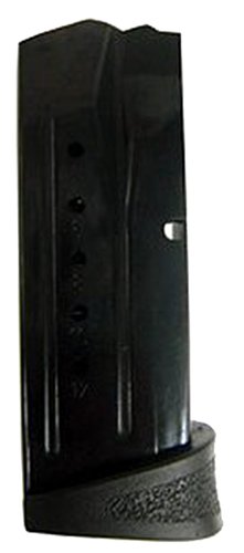 Smith & Wesson Magazine S&W M&P Compact 9mm Luger with Finger Rest Steel Blue