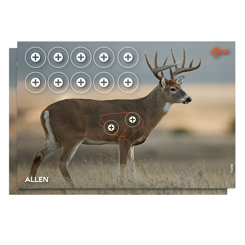 EZ-Aim 15286 WhitetailDeer Paper Hanging 23" x 35" Multi-Color Includes Pasters 2 Per Pkg