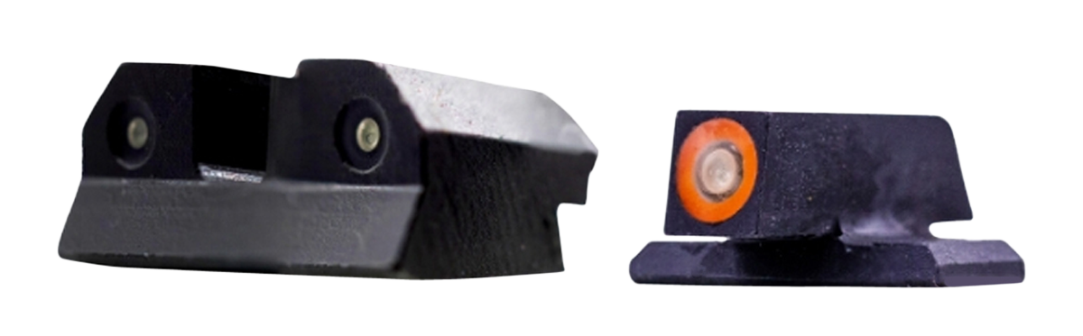 XS R3D Night Sight Set Sig P320, P365, P225, P226, P229, Springfield XD, XDm, XDs, FN 509 3-Dot Tritium Ember Glow Front Dot