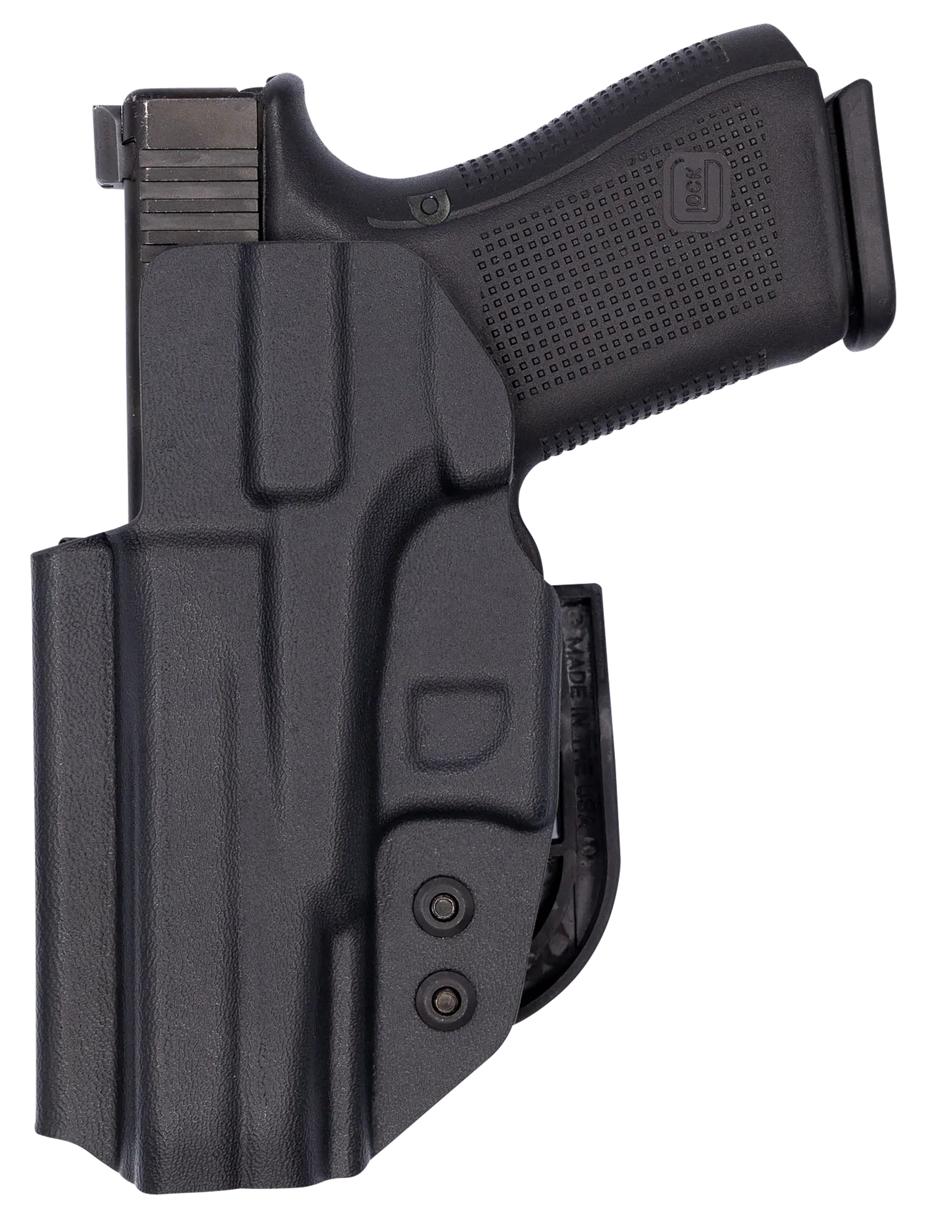 C&G Holsters 0008100 CovertIWB Black Kydex Belt Clip Fits Glock 19/23