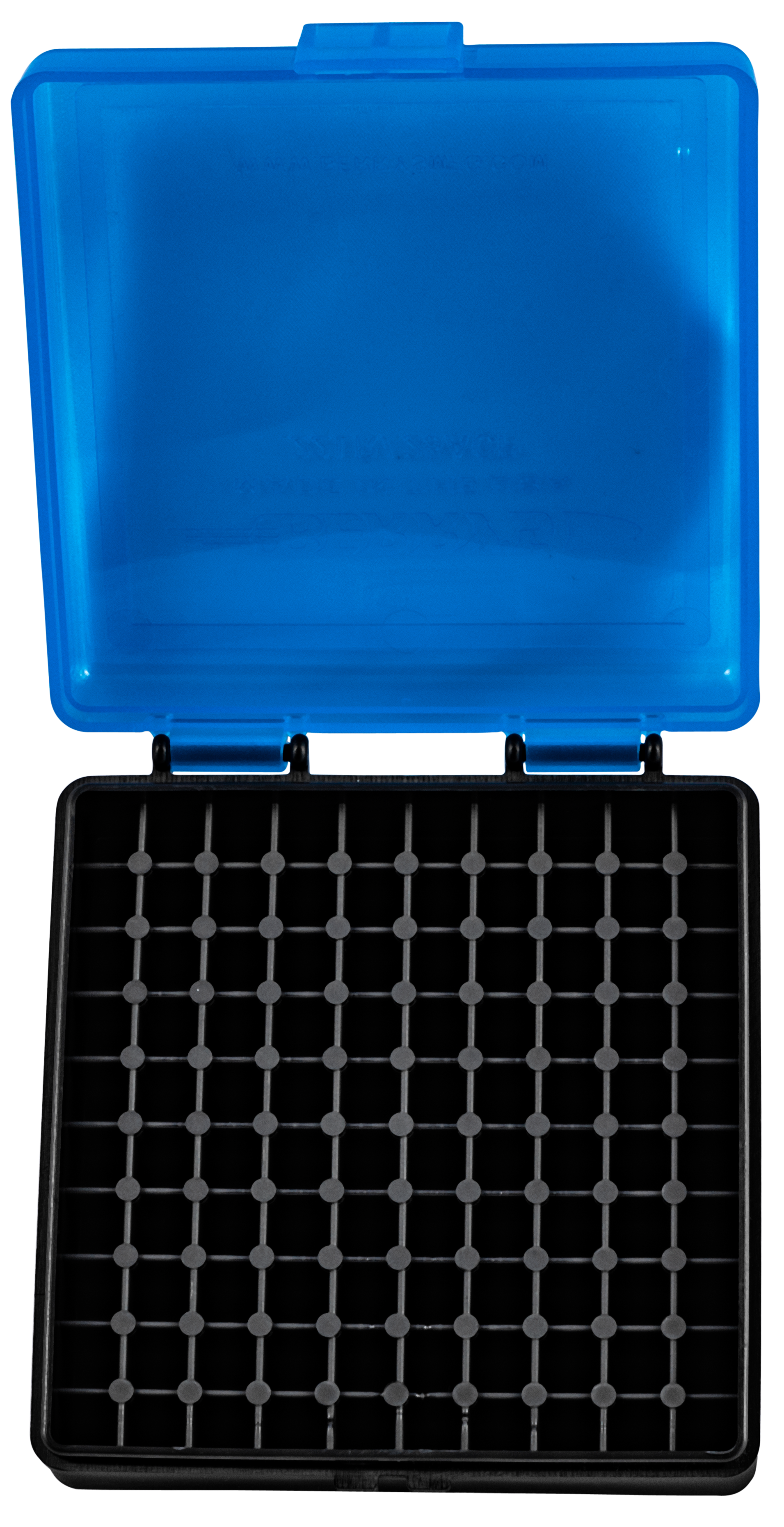 Berrys 83500 Ammo Box22 LR 100rd Blue Lid w/Black Bottom