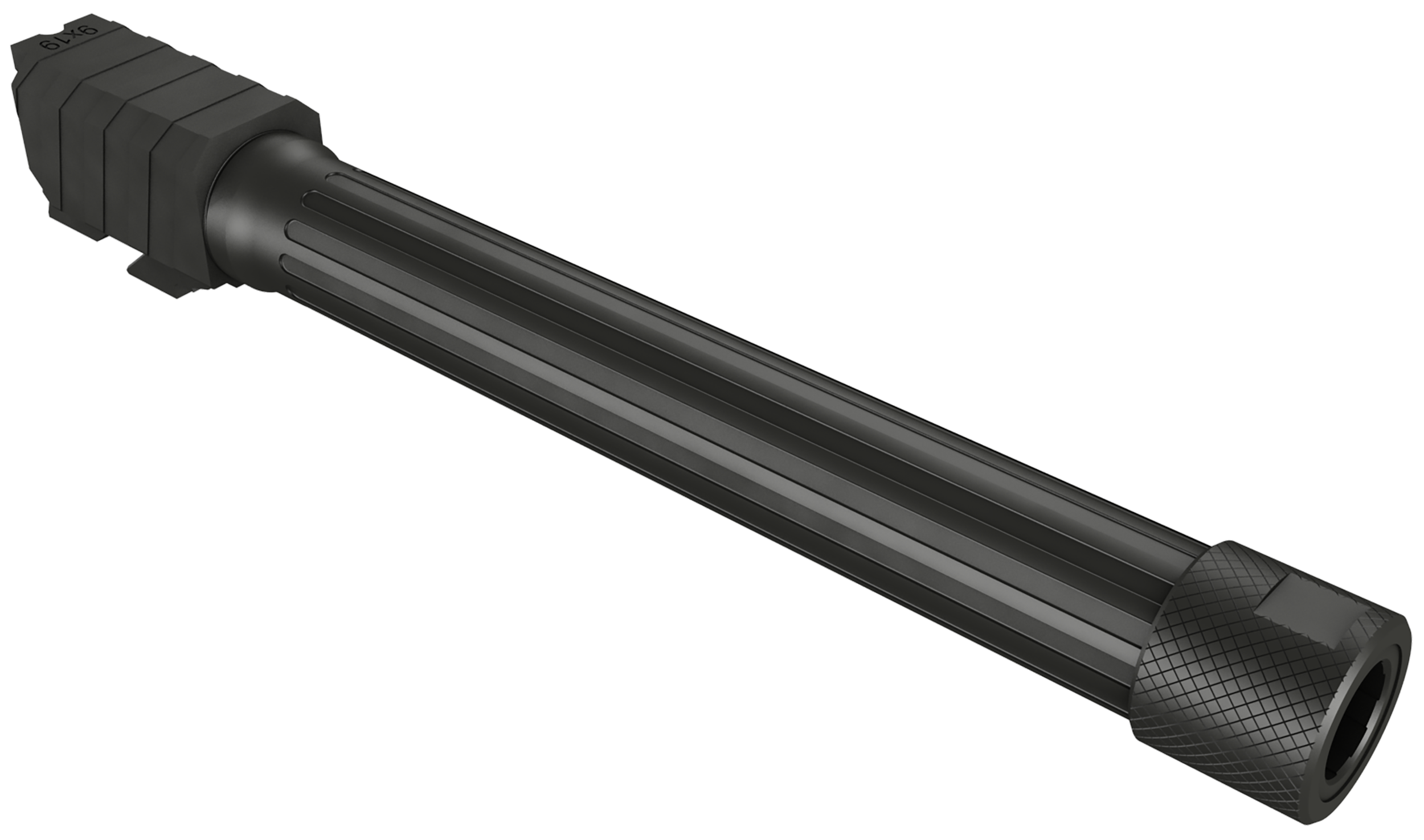 Century Arms PACN0023 Mete SFX9mm Luger Black Steel Fluted/Threaded Match Grade Barrel Fits Mete, SFX Mete, SFX Pro