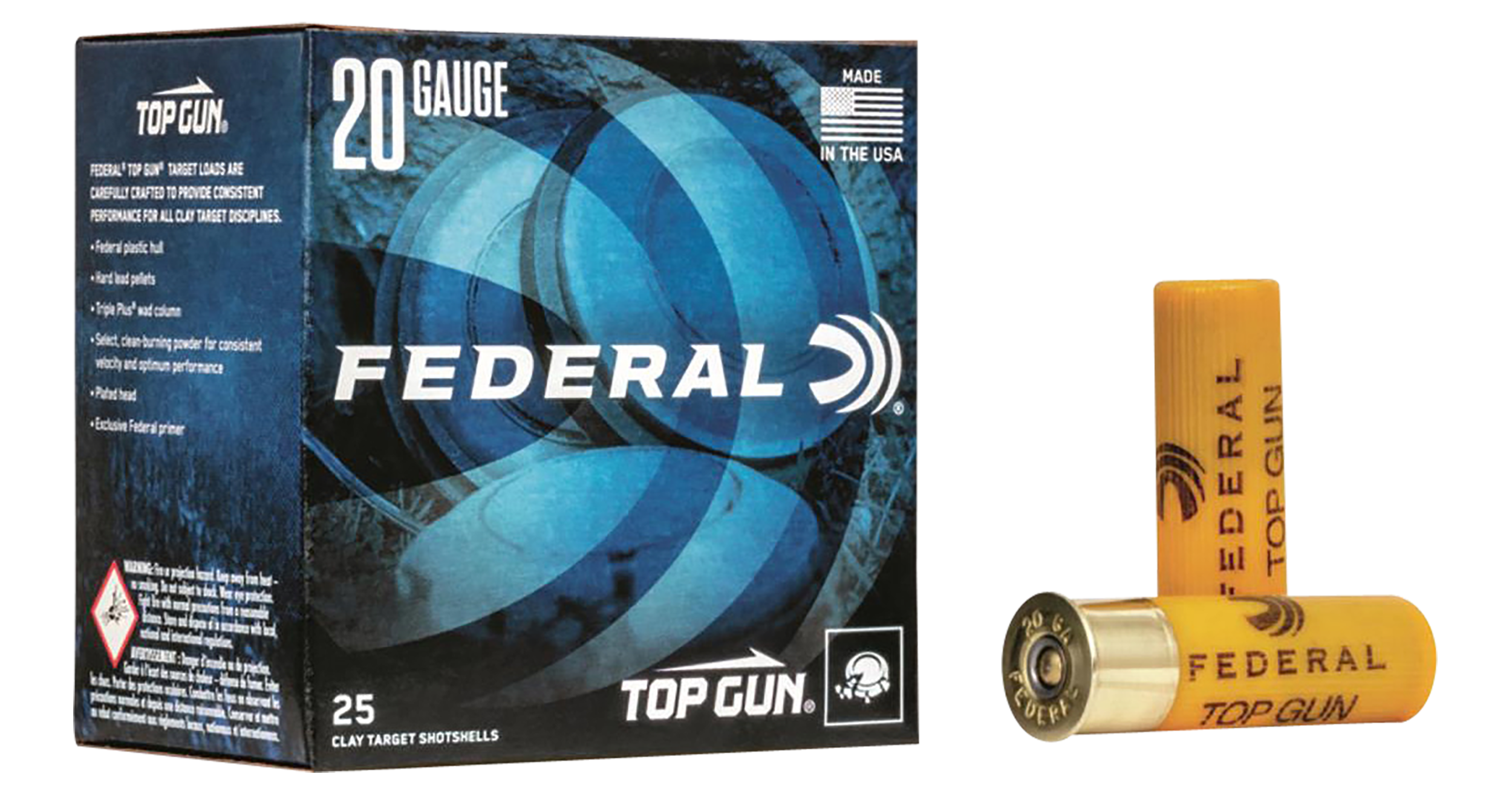 Fed Top Gun 20ga 2.75" #9 25/250