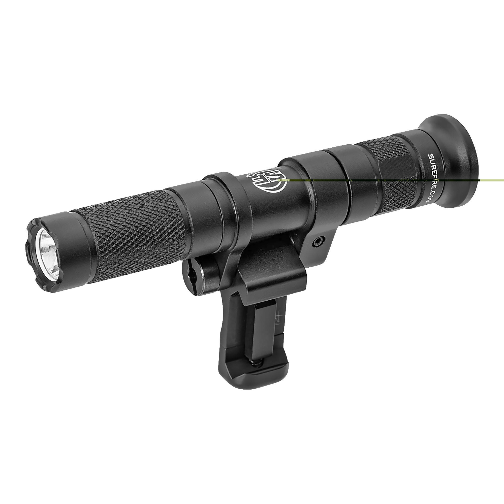 SureFire M140ABKPRO Micro Scout Light Pro Tactical Rifle 300 Lumens Output White LED/65 Meters Beam/1913 Picatinny Rail/M-LOK Mount Black Anodized Aluminum