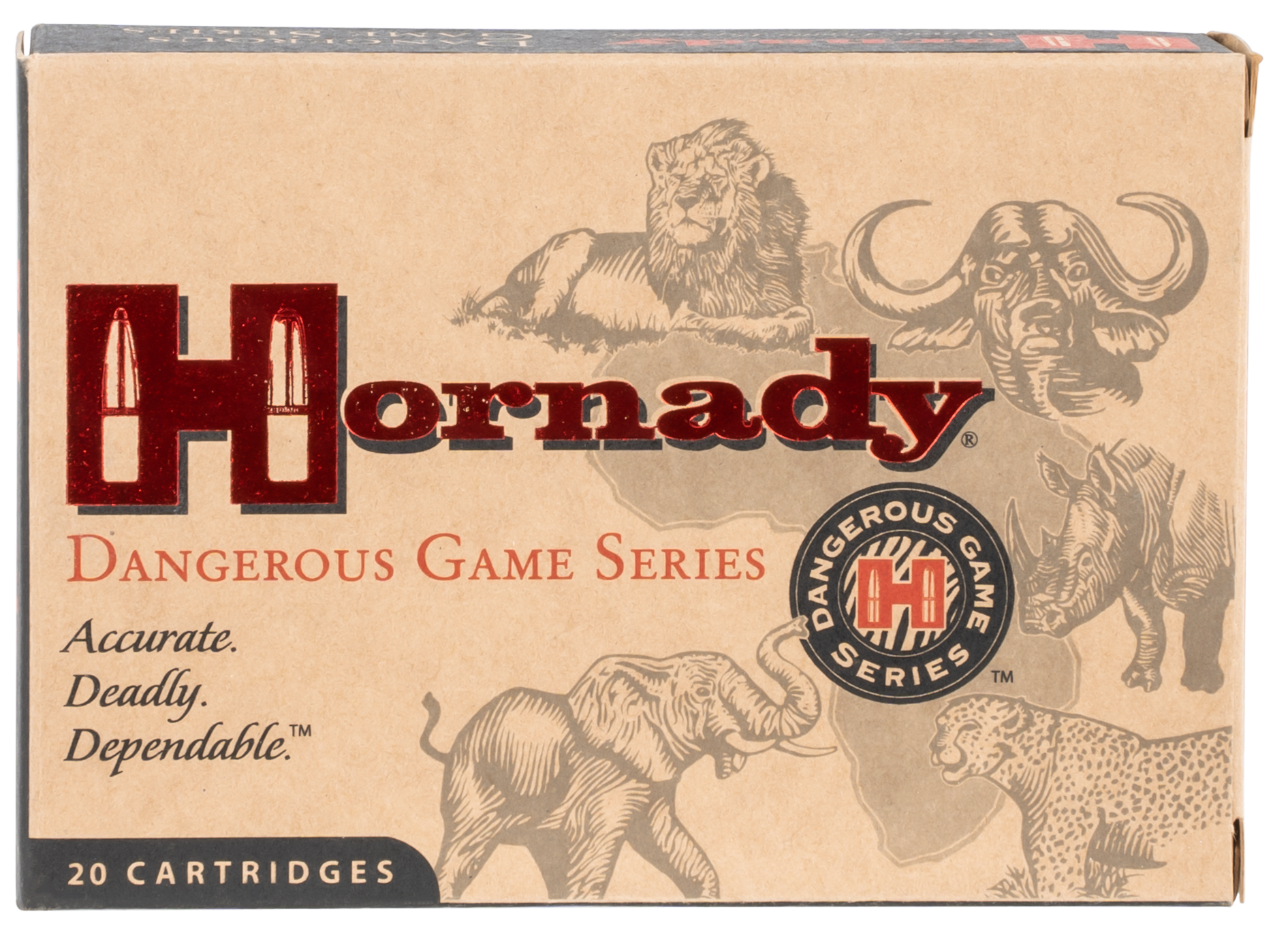 Hornady 8242 Dangerous Game Hunting 450-400 Nitro Express 400 gr Dangerous Game Solid (DGS) 20 Per Box/ 6 Cs