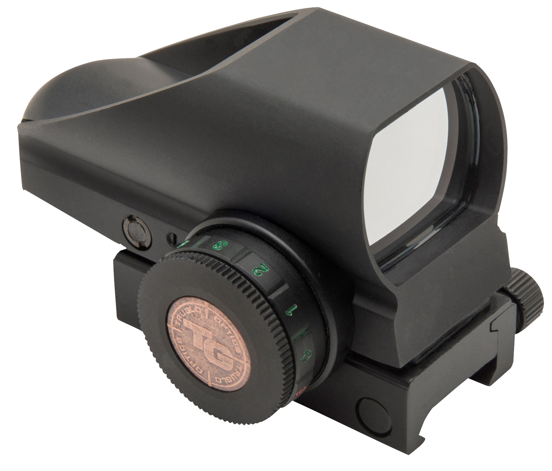 Truglo 1x34 Tru Brite Open Red Dot Sight Matte, 5 MOA Dot (Red / Green)