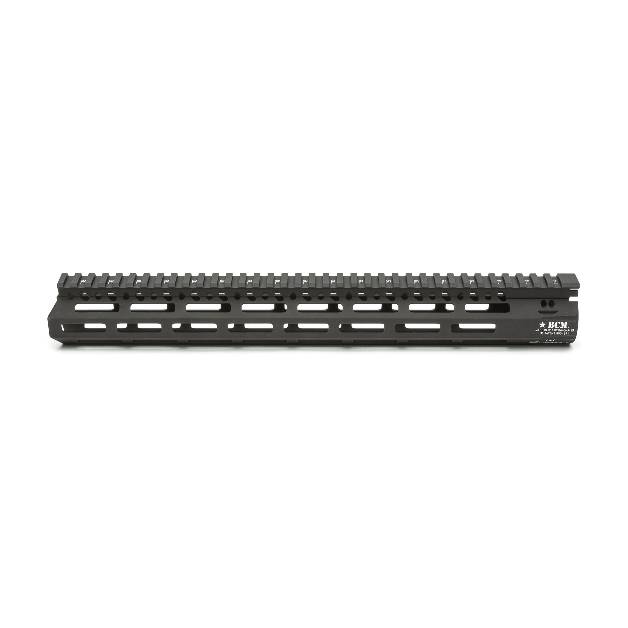 BCM MCMR10556BLK BCMGunfighter MCMR 10" M-LOK, Free-Floating Style Made of Aluminum with Black Anodized Finish for AR-Platform
