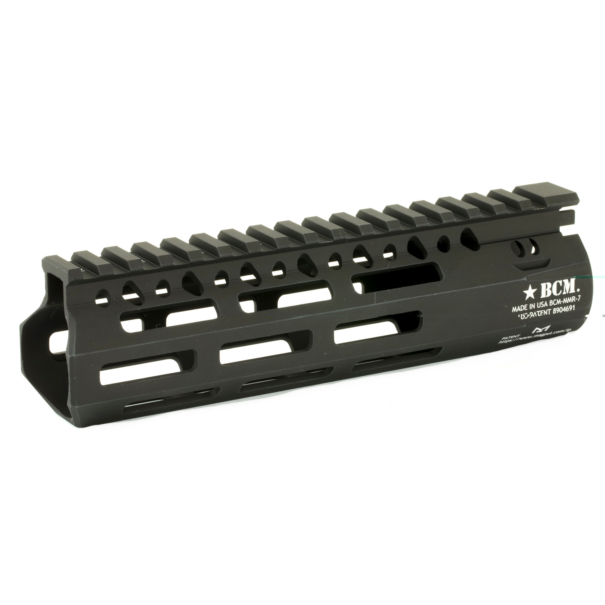 BCM MCMR10556BLK BCMGunfighter MCMR 10" M-LOK, Free-Floating Style Made of Aluminum with Black Anodized Finish for AR-Platform