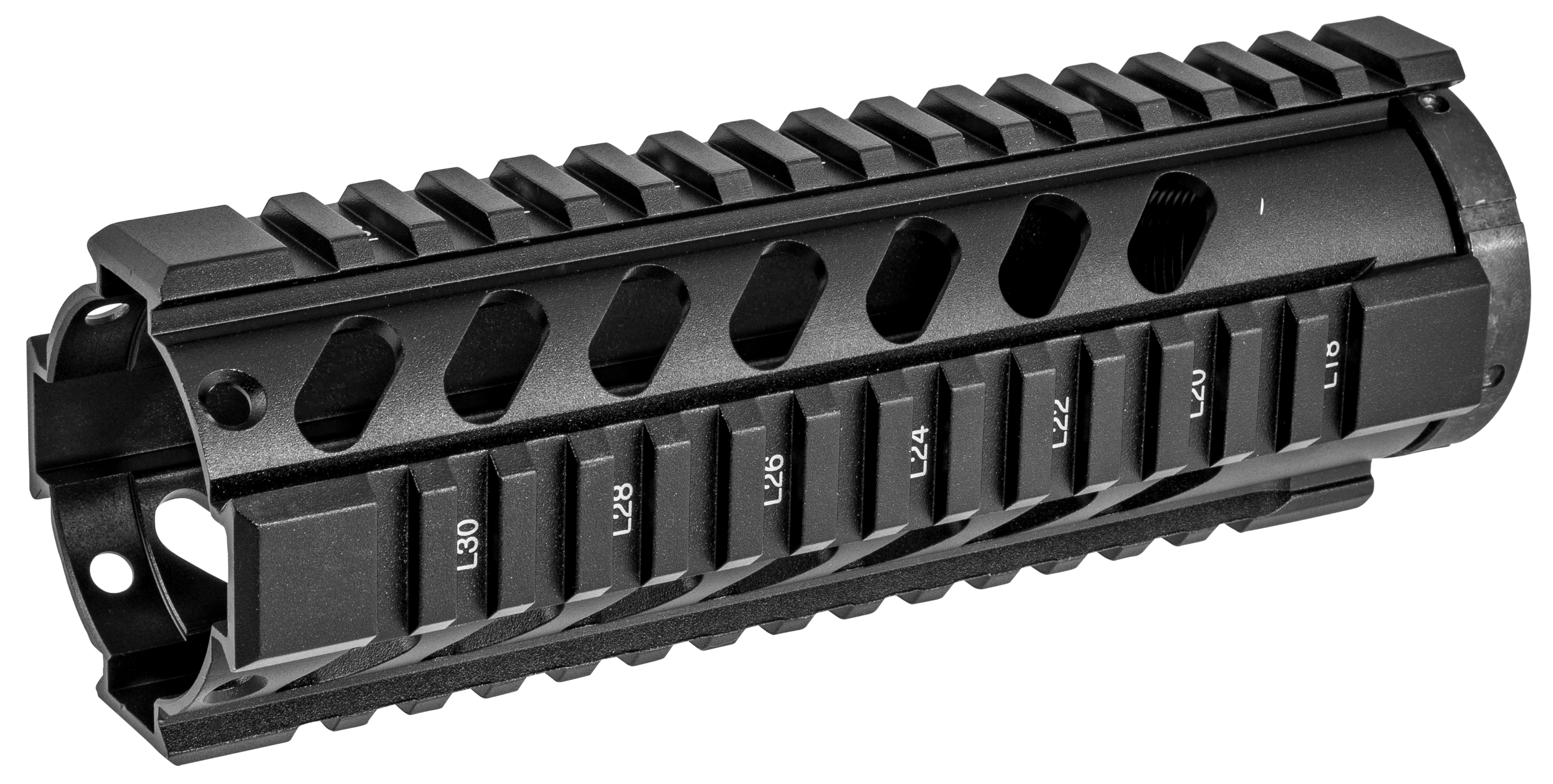 Aim Sports MT060 AR Handguard7" Carbine & Free-Floating Style Made of Aluminum with Black Anodized Finish & Quad Rail