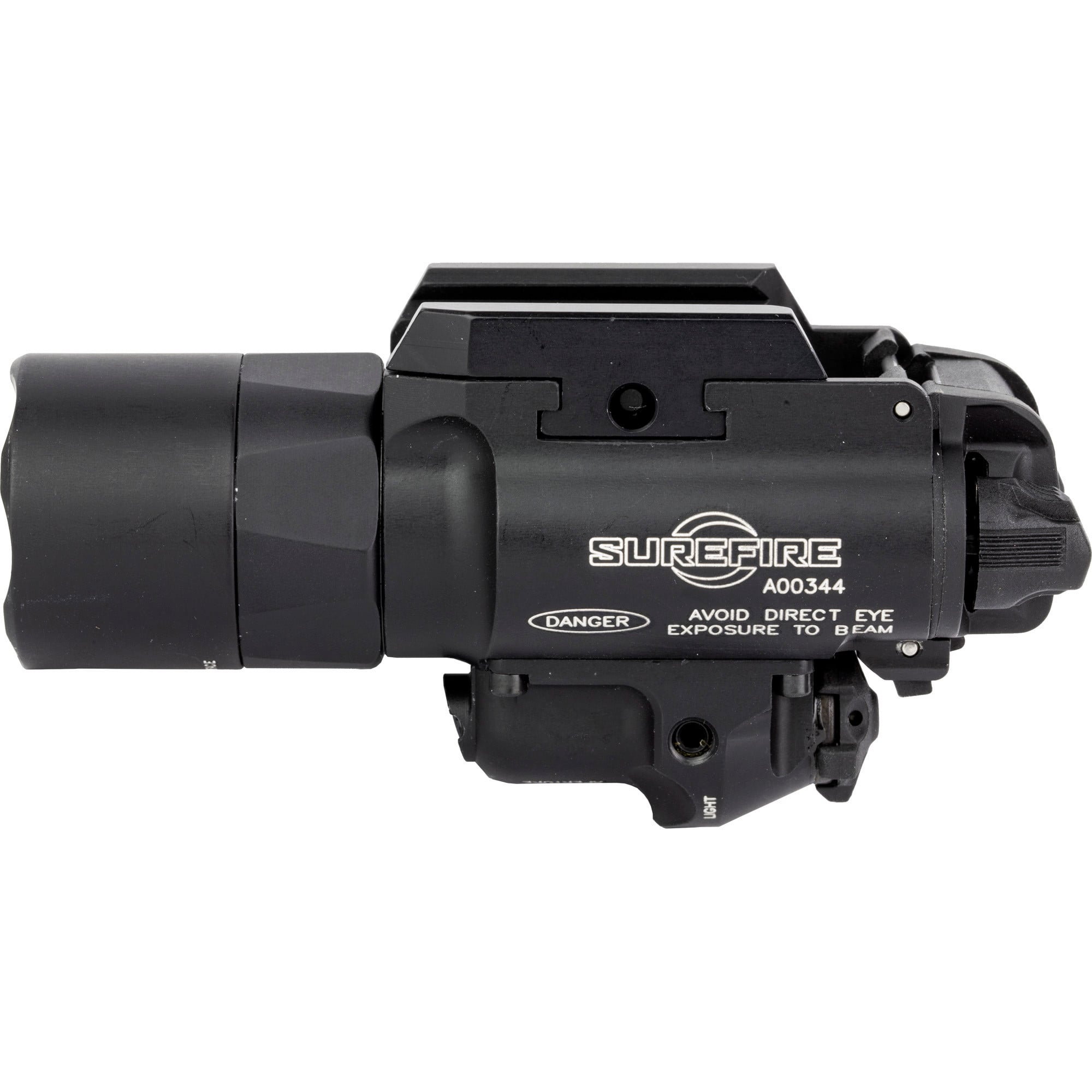 SureFire X400TARD X400TFor Handgun 500 Lumens/<5mW Output Red/White LED Light Red Laser Black Anodized Aluminum