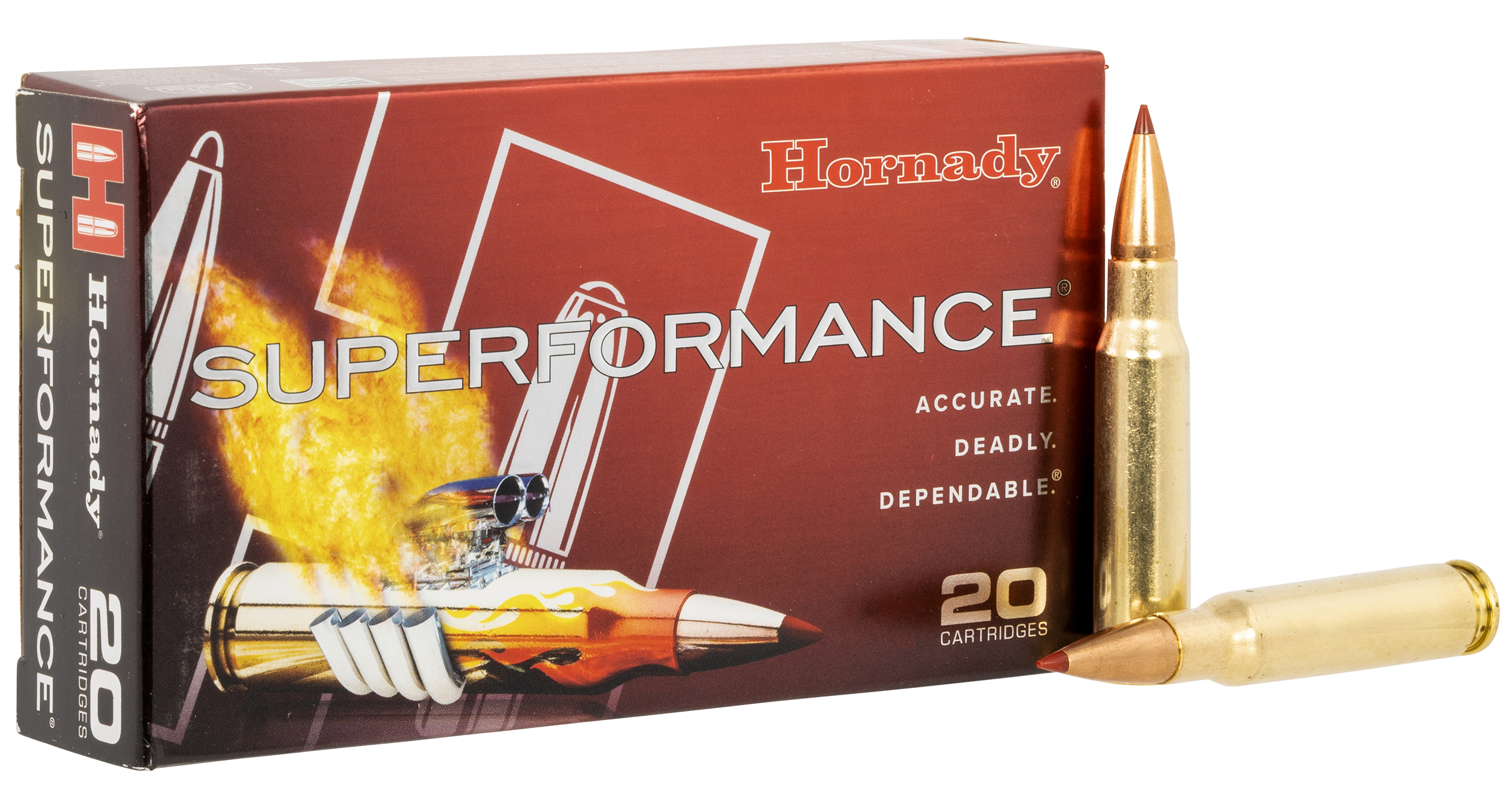 Hornady Superformance Ammunition 308 Winchester 150 Grain CX Polymer Tip Lead Free 20RD