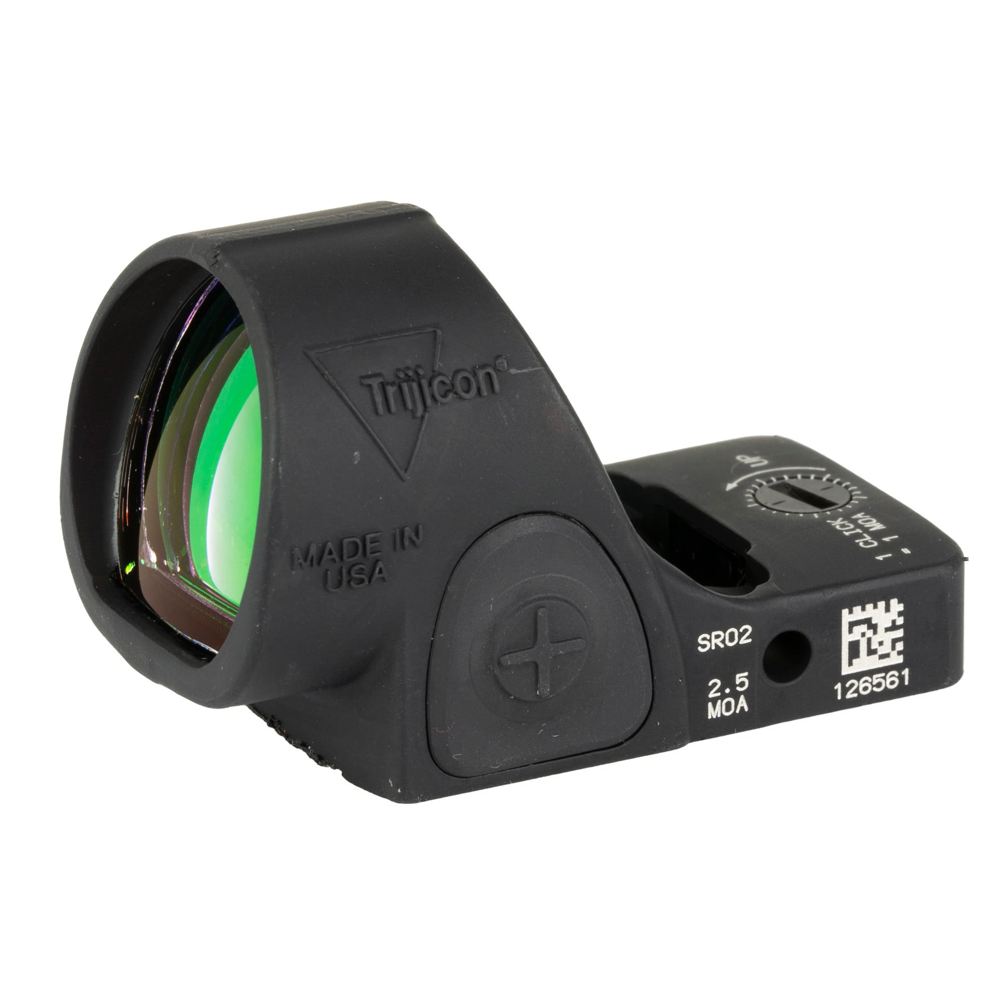 Trijicon SRO Adjustable LED Sight Black, 2.5 MOA Red Dot, No Mount