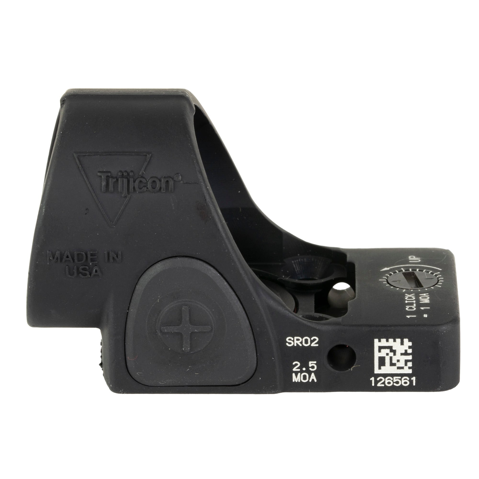 Trijicon SRO Adjustable LED Sight Black, 2.5 MOA Red Dot, No Mount