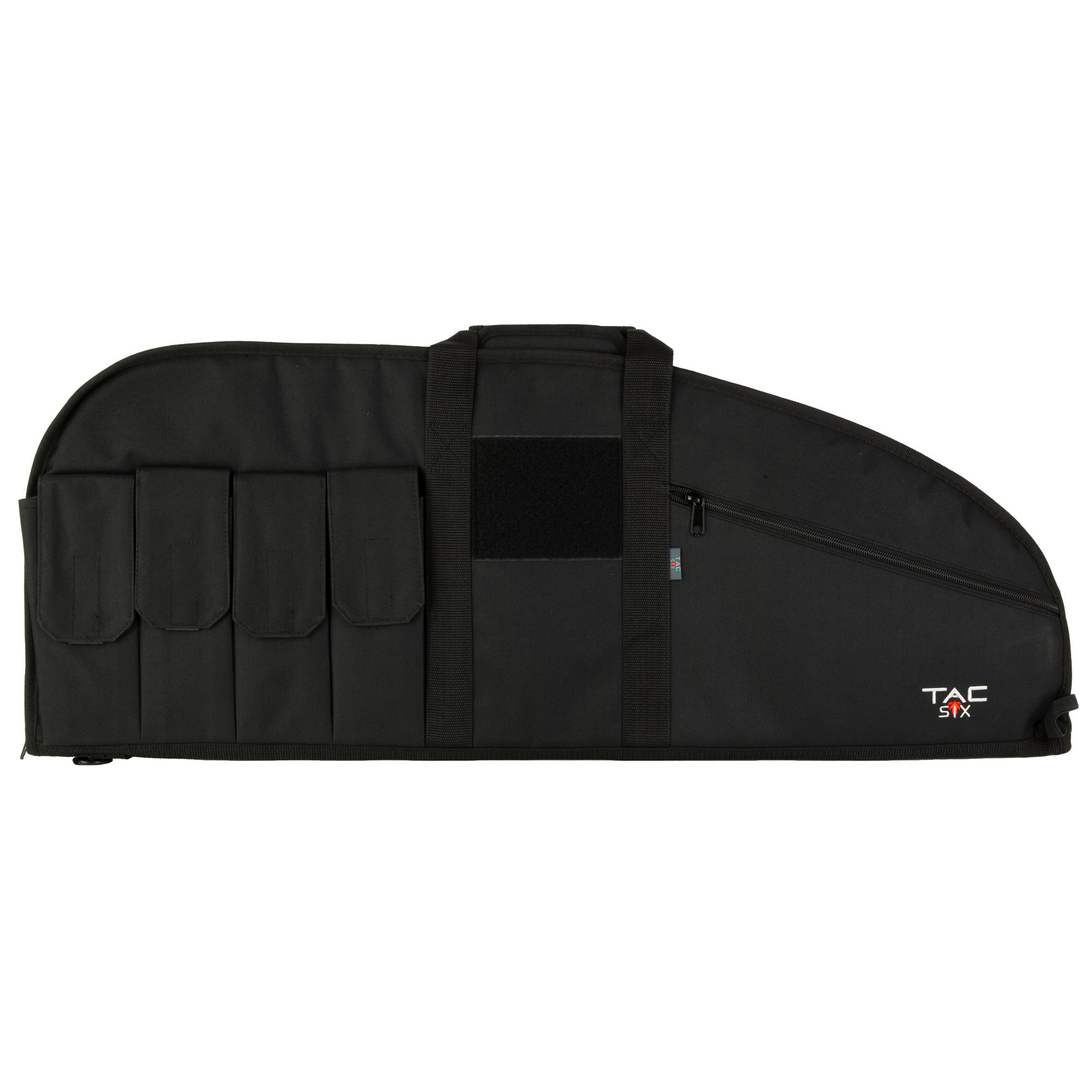 Tac Six 10652 Range Tactical Rifle Case made of Endura with Black Finish, Knit Lining & Lockable Zipper for Scoped Tactical Rifle 42" L