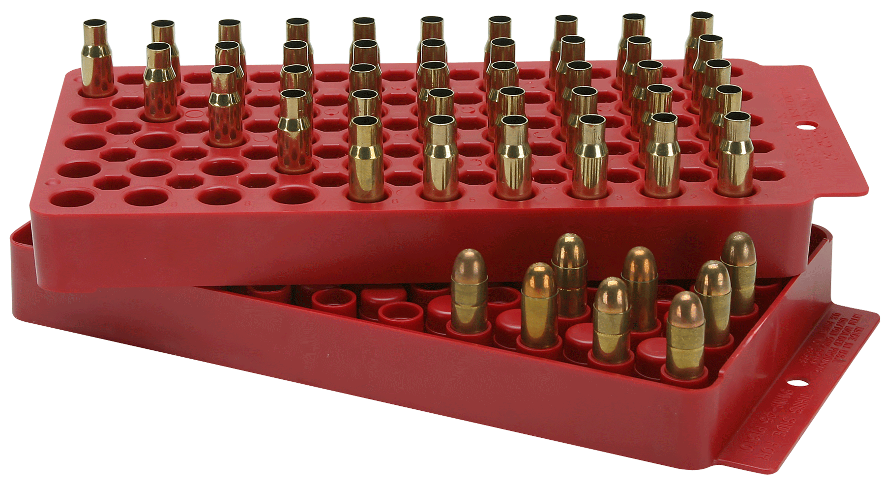 MTM Case-Gard LT150M30 Universal Loading TrayRed Multi-Caliber Plastic 50rd