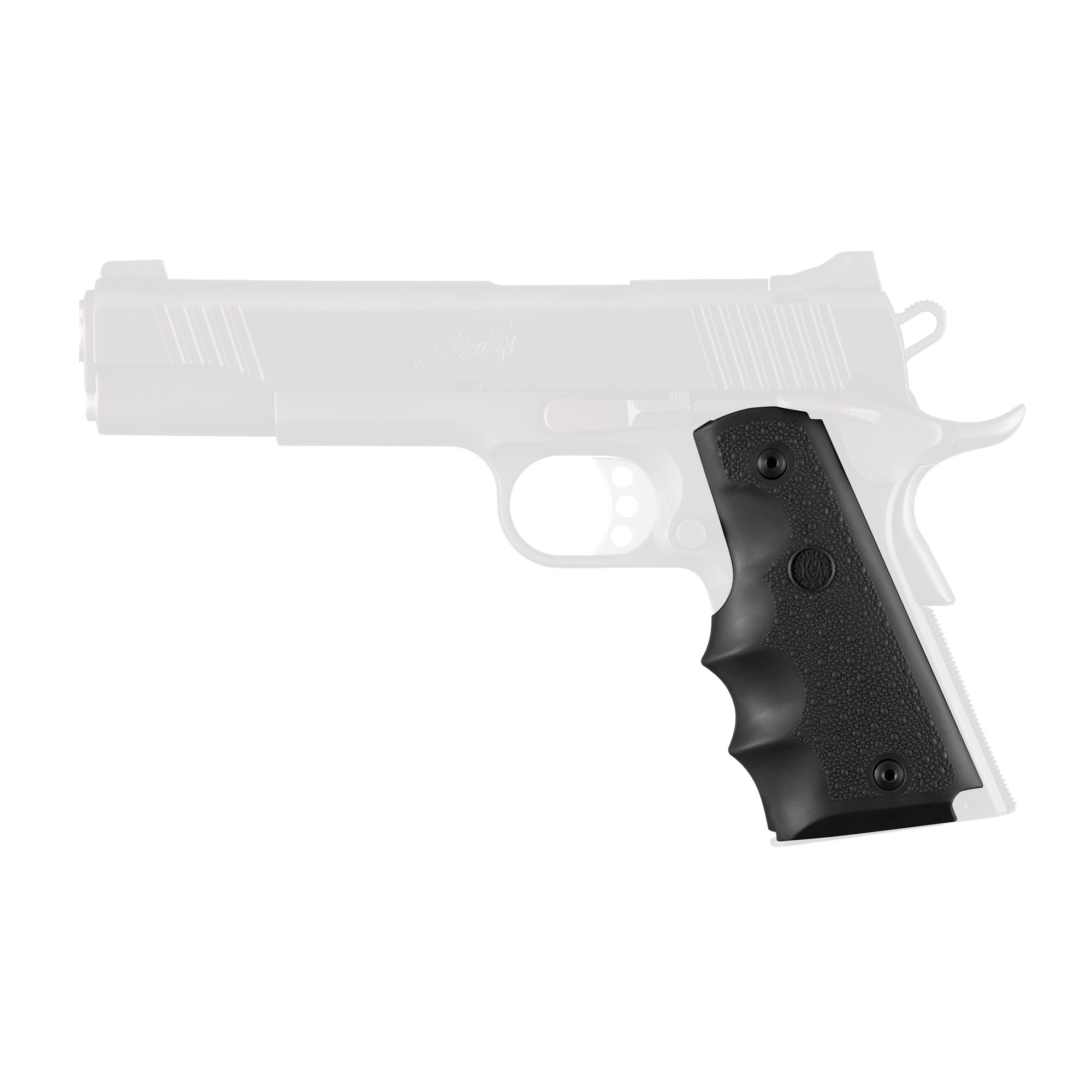 Hogue Wraparound Rubber Grips with Finger Grooves 1911 Government