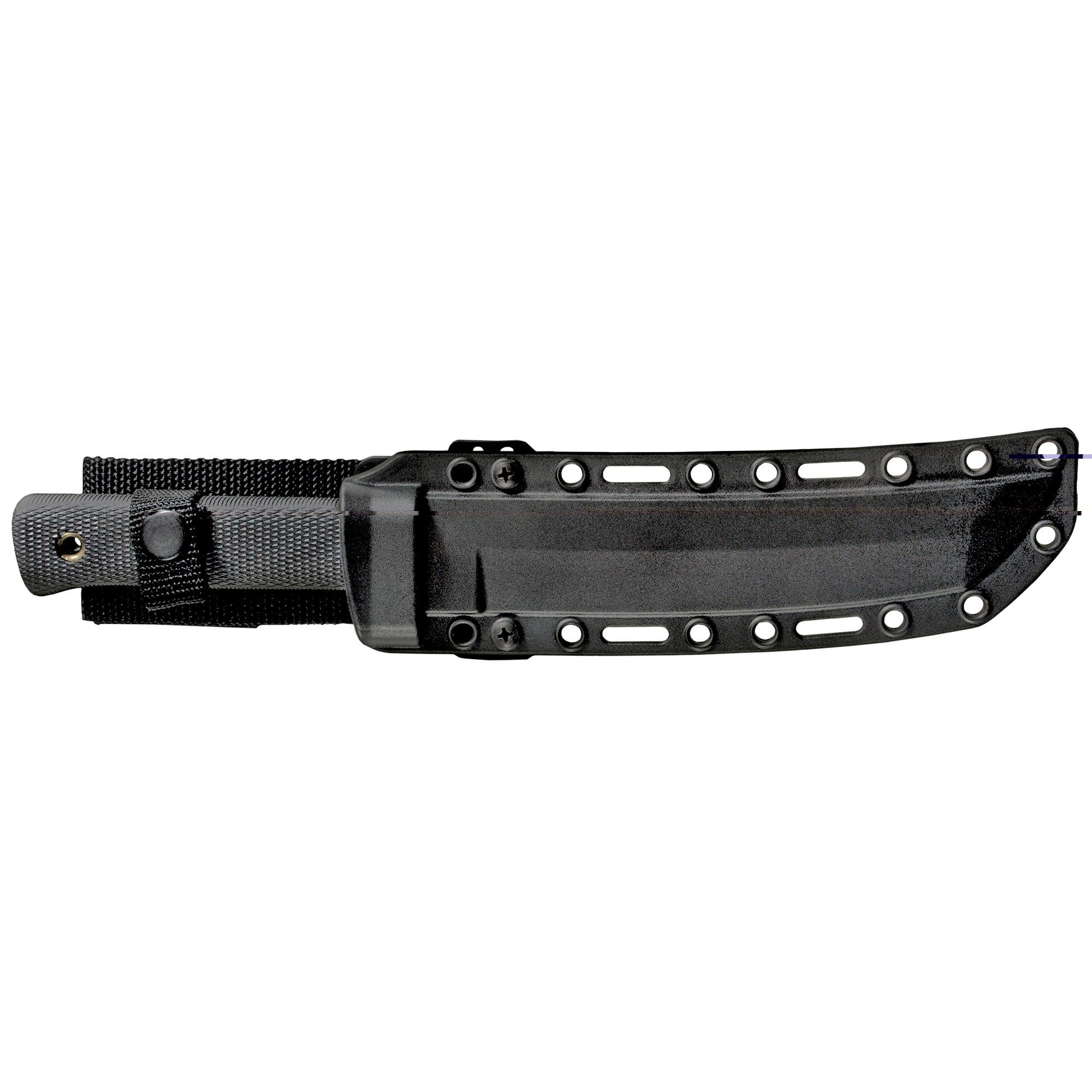 Cold Steel CS49LRT Recon7" Fixed Tanto Plain Black Tuff-Ex Finish SK-5 Steel Blade/Black Kray-Ex Handle Includes Sheath