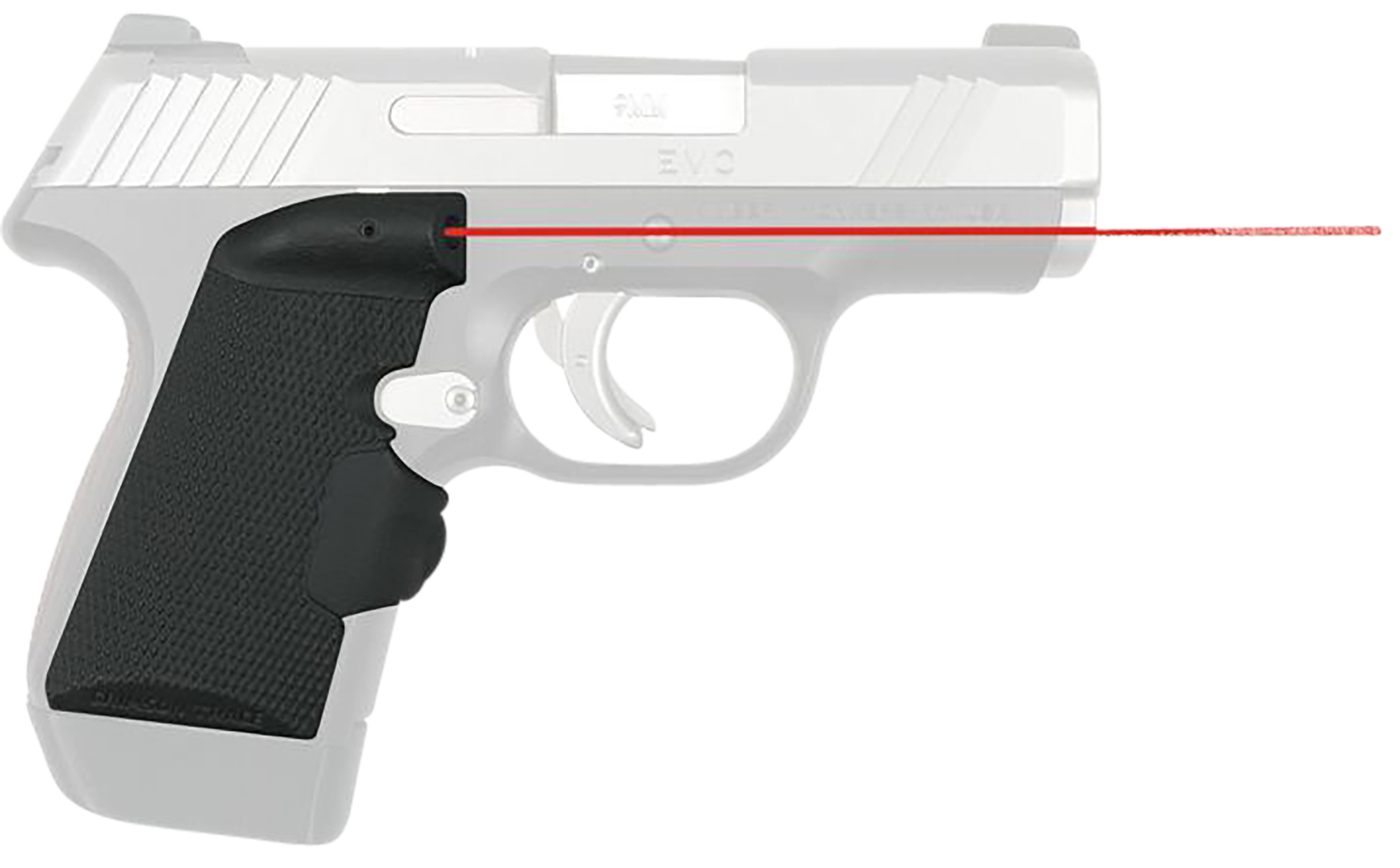 Crimson Trace LG410 Lasergrips5mW Red Laser with 633nM Wavelength & Black Finish for Kimber EVO SP