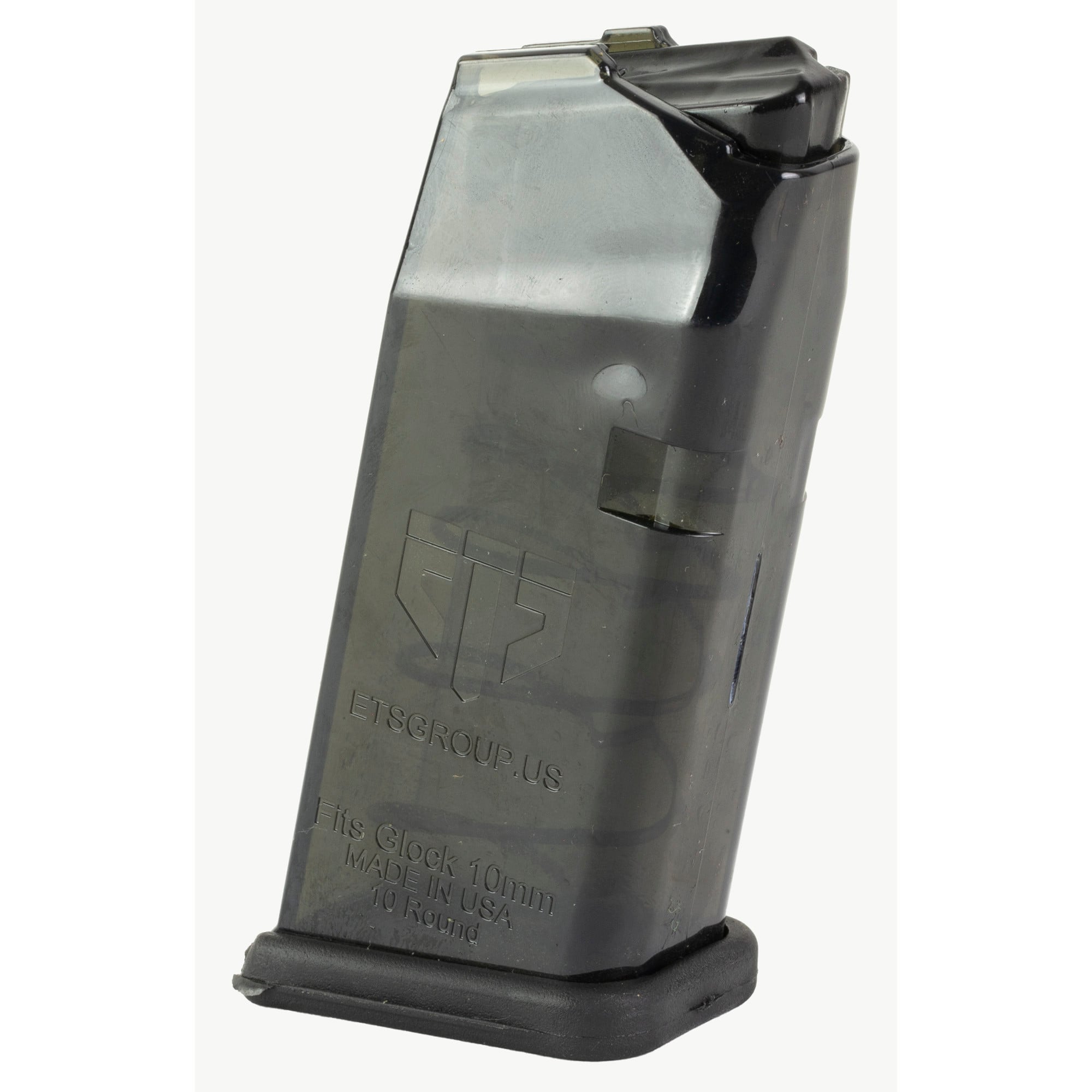 Ets Mag For Glk 29 10mm 10rd Crb Smk