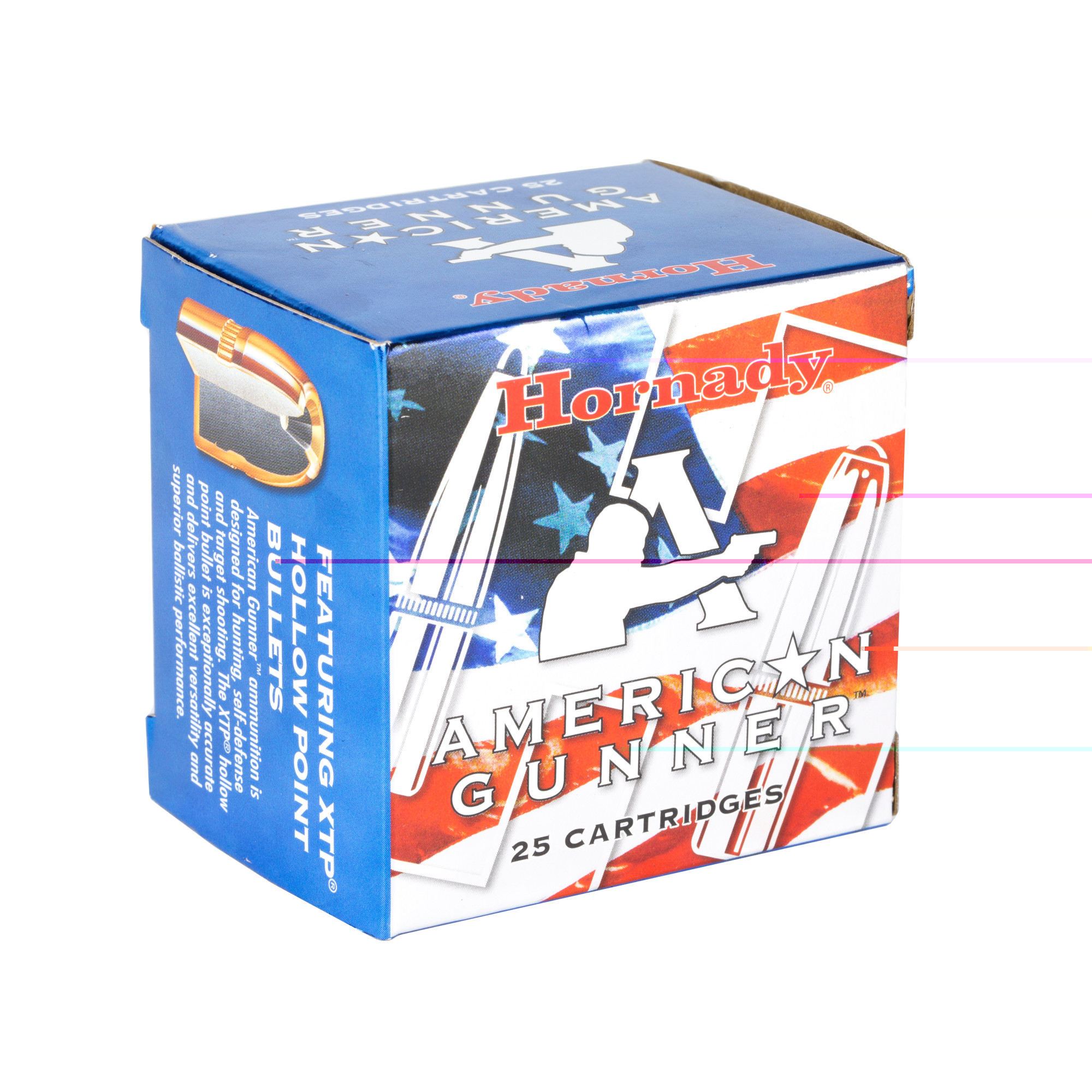 Hornady American Gunner Ammunition 357 Magnum 125 Grain XTP Jacketed Hollow Point Box of 25