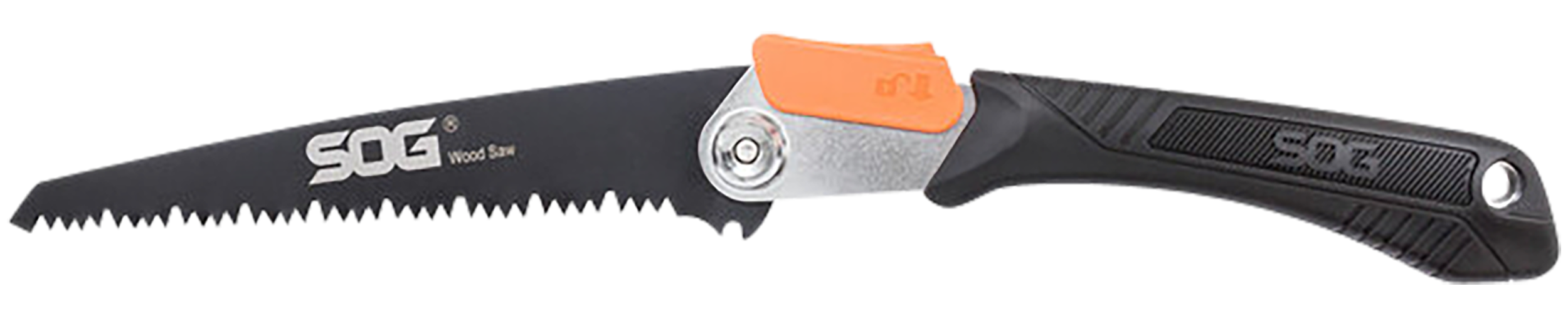 SOG Folding Camp Saw 8.25" Black Powder Coated Blade Soft Grip TRP Handle Black