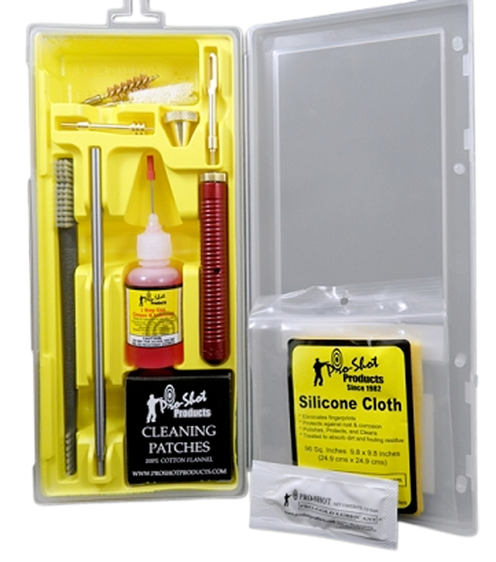 Pro-Shot P4010KIT Classic Box Kit 40 Cal & 10mm Pistol/Yellow Plastic Case