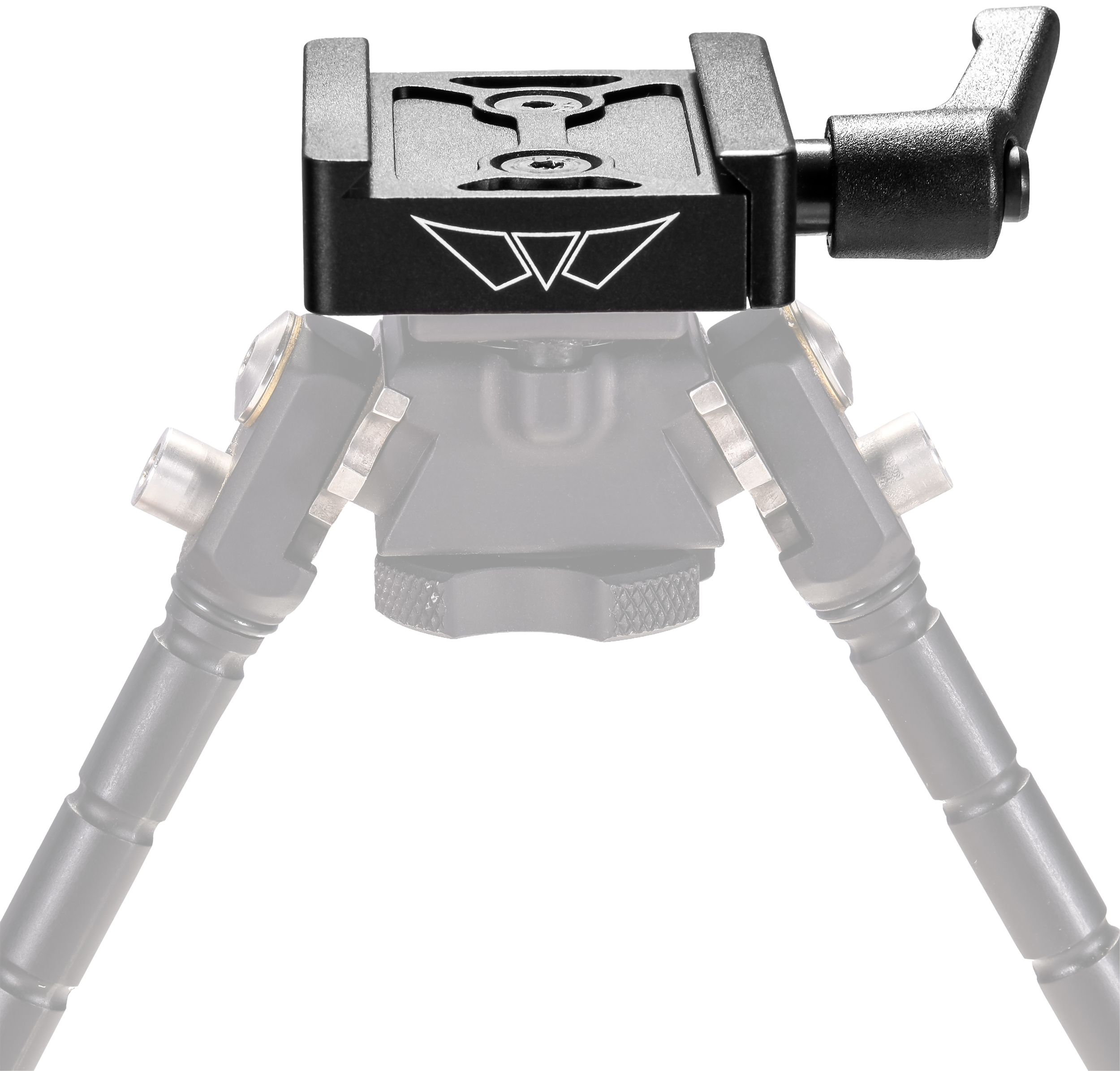 Warne ARCA Rail Adapter Black, Atlas Bipods
