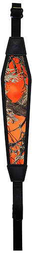 GrovTec US Inc GTSL32 GTmade of TrueTimber Blaze Orange Nylon with 48" OAL, 1" W, Adjustable Design & 1" Swivels for Rifle/Shotgun