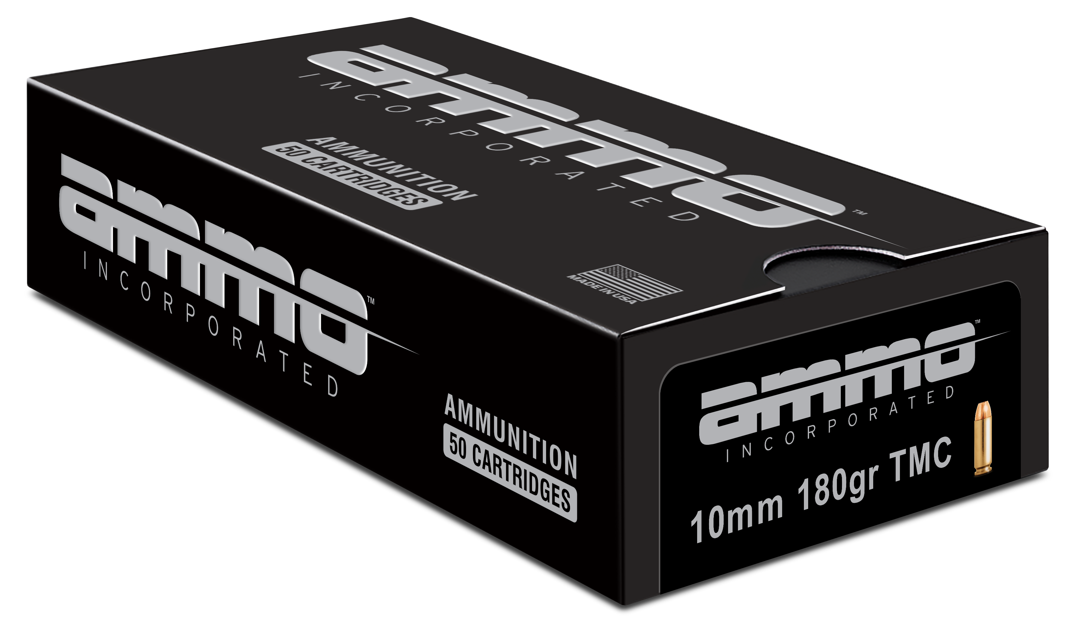 Ammo Inc. Ammunition 10mm Auto 180 Grain Full Metal Jacket Box of 50