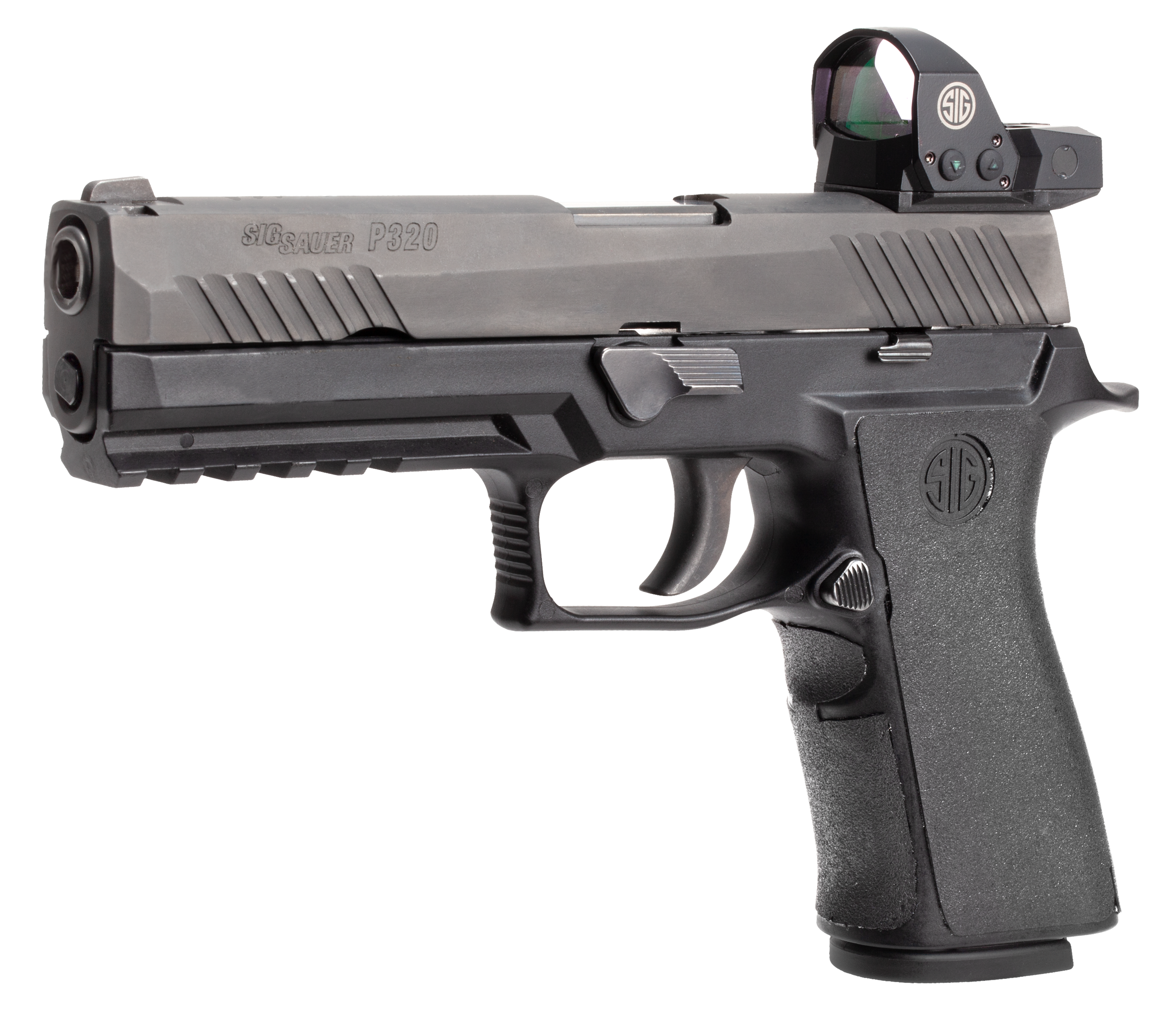 Hogue Wrapter Grip Sig P320 X5 Grip Module Full Size Rubber Black