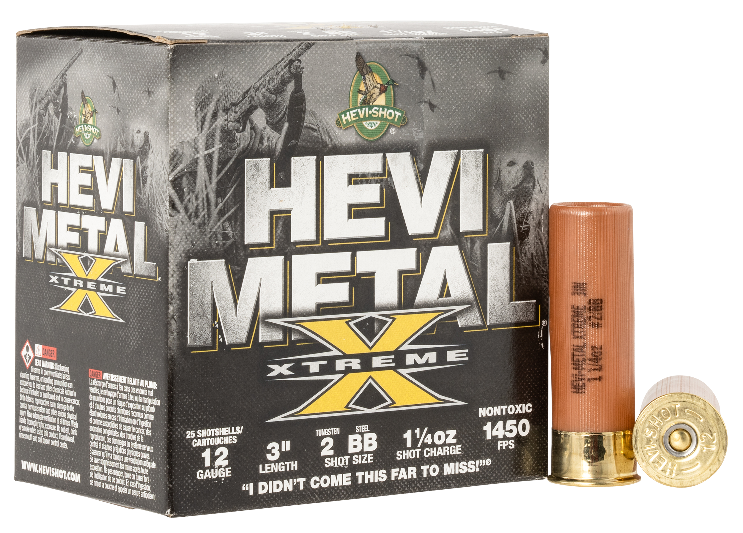 Hevishot Hevi Hs38188 Xtreme 12 3in 2tun/bb 25/10