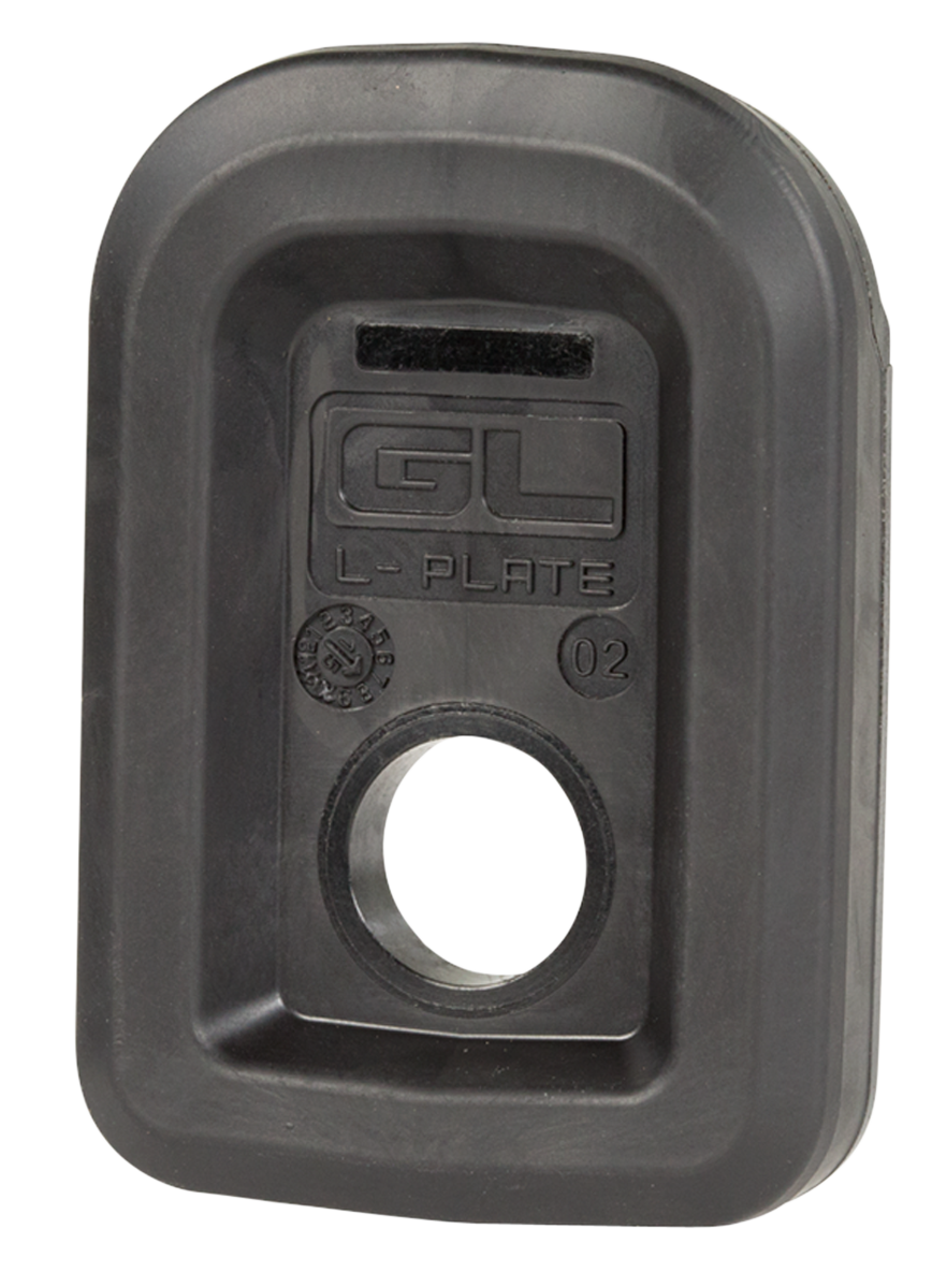 Magpul MAG567-BLK GL L-Platemade of Polymer with OverMolded Rubber & Black Finish for PMAG 17 GL9, 15 GL9 Magazines