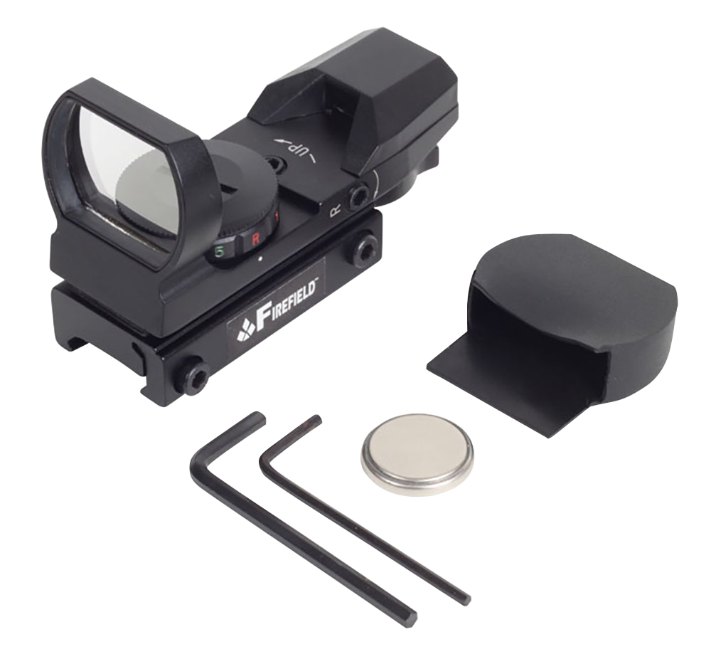 Firefield 1x33x24 Reflex Sight Matte, Multi-Reticle (Red / Green)