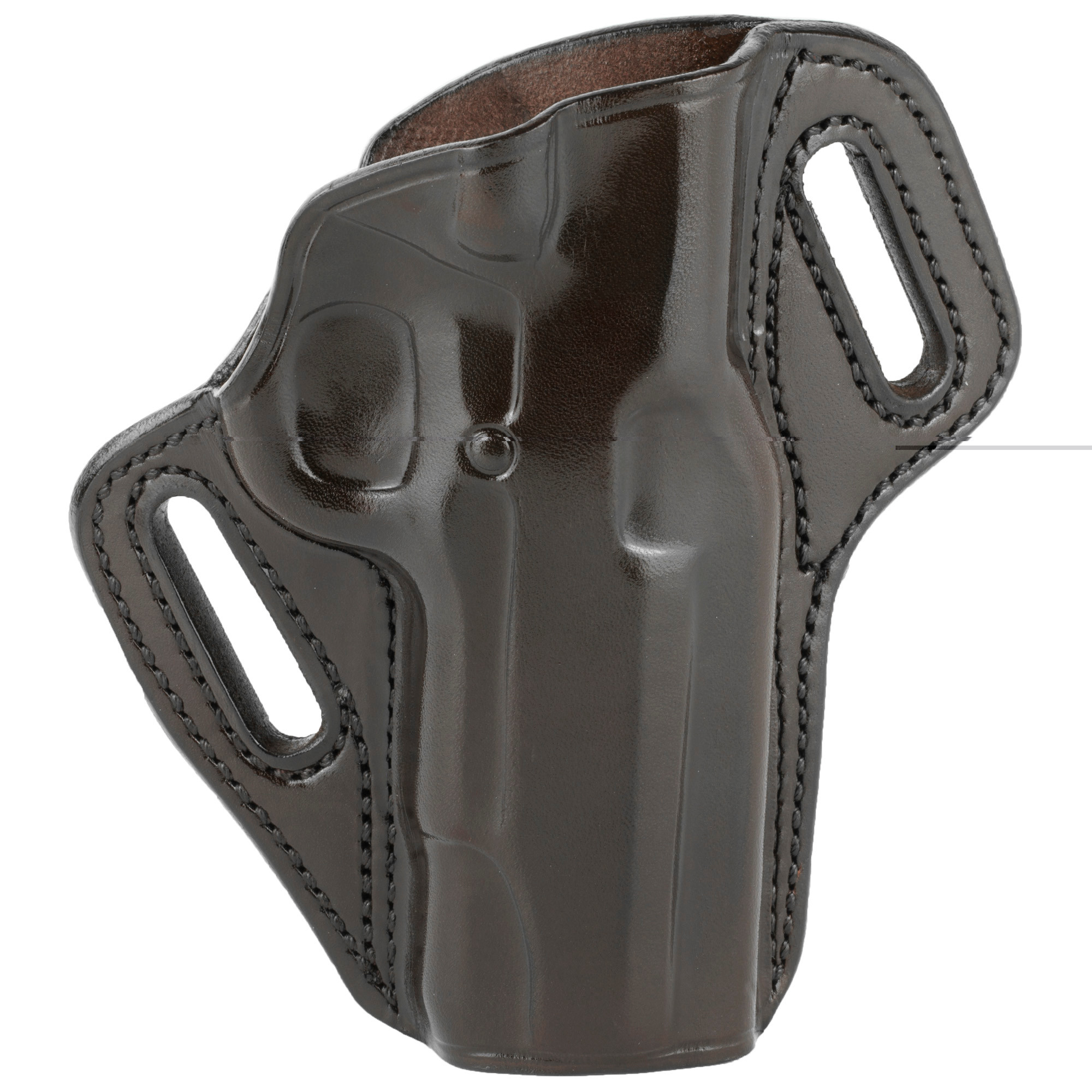 Galco CON212H ConcealableOWB Havana Brown Leather Belt Slide Fits 1911 Right Hand