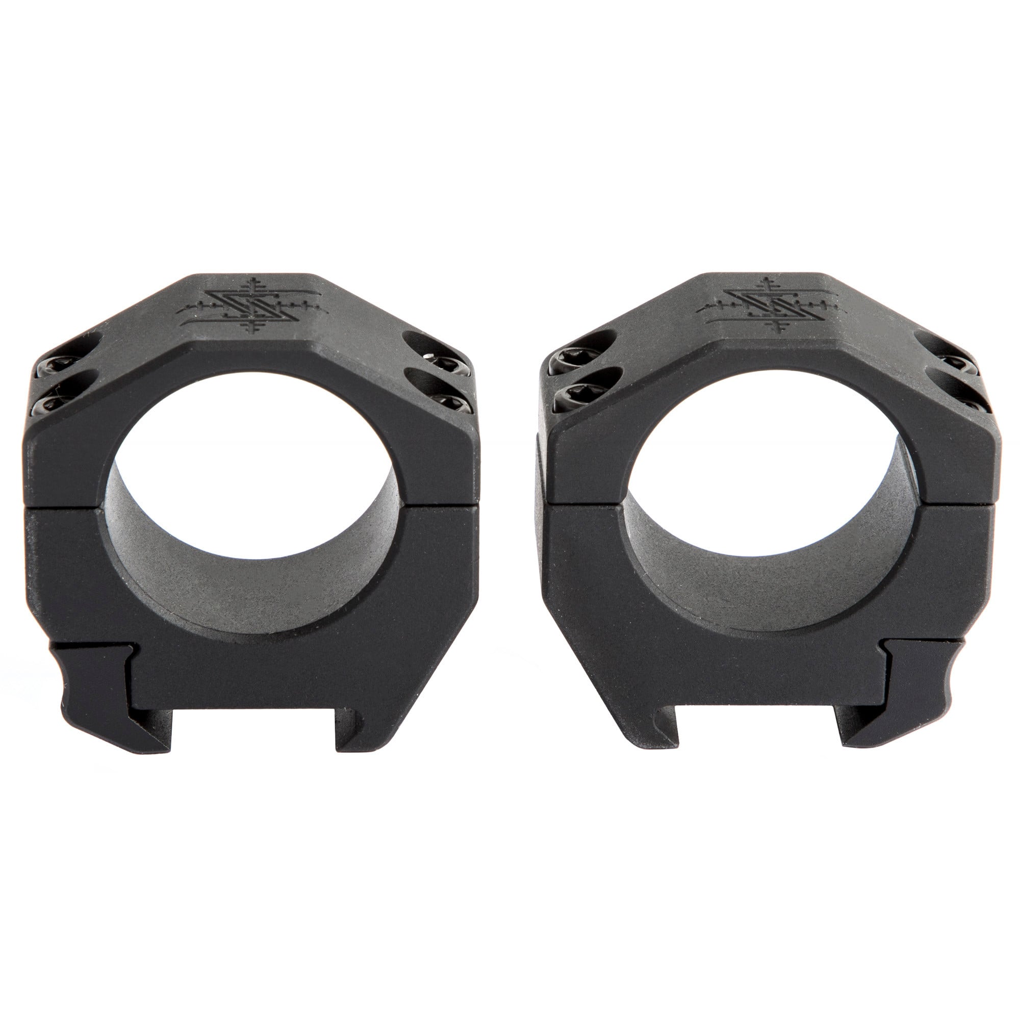 Seekins Precision Scope 30mm Rings Matte, Medium High (.92"), 4 Cap Screw