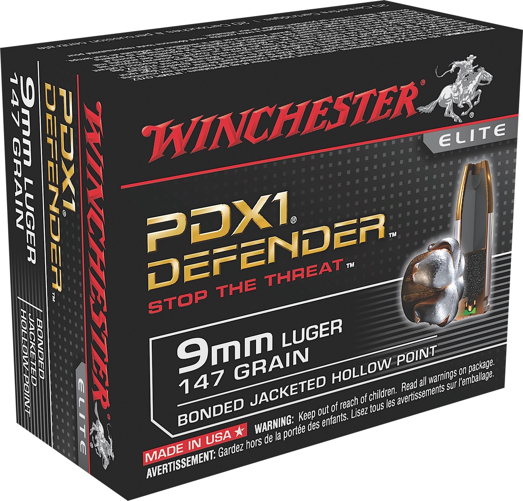 Win Defender 9mm 147gr Jhp 20/200