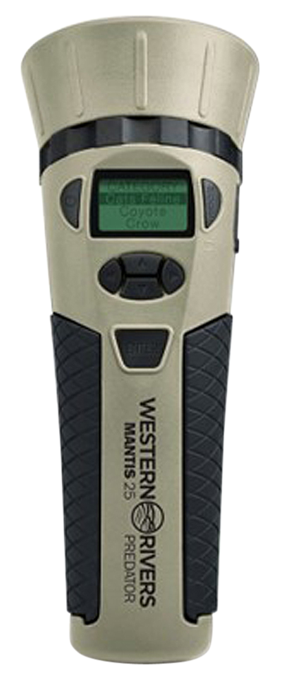 Western Rivers WRCGC25PDT Mantis 25 Electronic Call Multiple Sounds Attracts Predators Brown Plastic