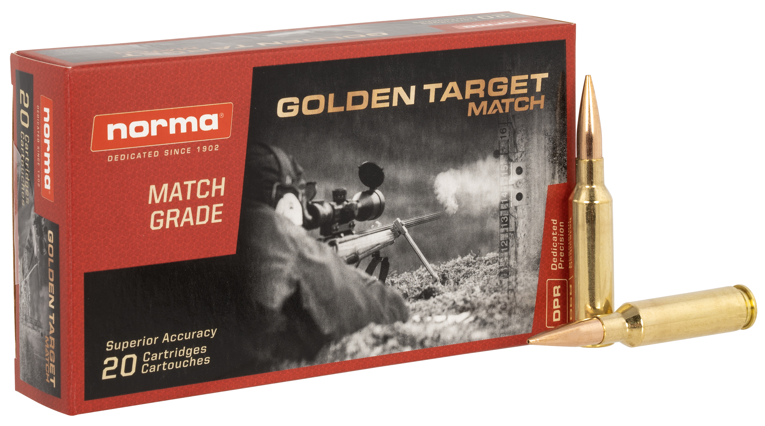 Norma Match Ammunition 6.5 Creedmoor 143 Grain Hollow Point Boat Tail 20RD