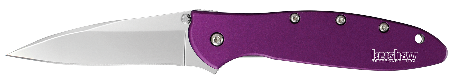 Kershaw 1660CKT Leek3" Folding Modified Drop Point Plain Black DLC 14C28N Steel Blade Black DLC 410 Stainless Steel Handle Includes Pocket Clip