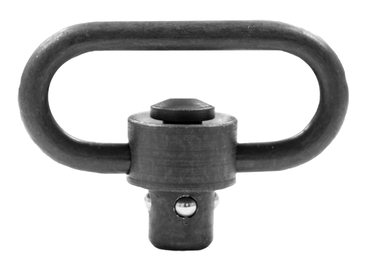 GrovTec Heavy Duty Push Button Quick Detach Sling Swivel 1.5" Steel Black