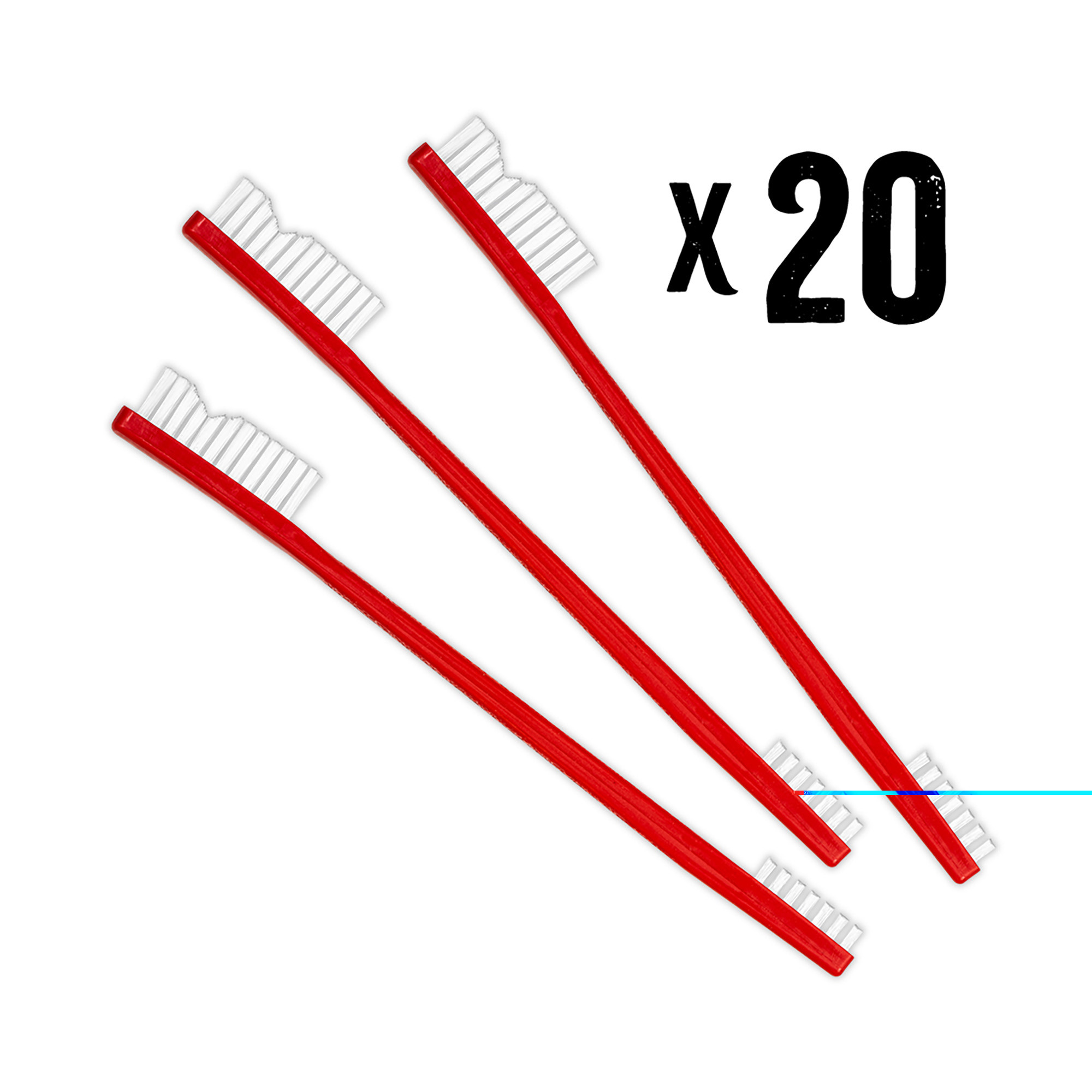 Otis 316R20 Receiver BrushUniversal Firearm Nylon Bristles 20 Count Includes Reusable Storage Tube