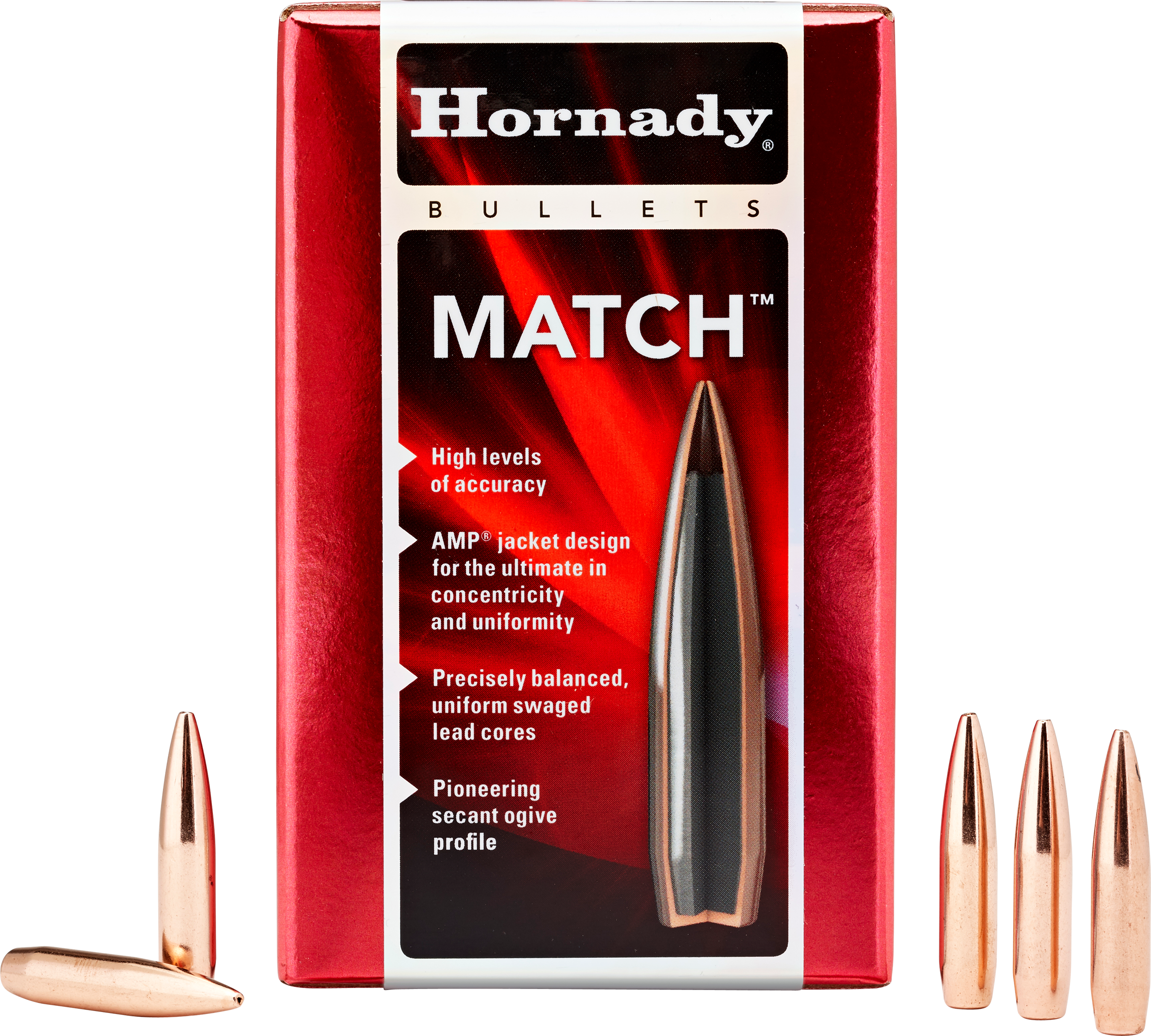 Hornady 24561 ELD Match Target 6mm .243 108 gr Extremely Low Drag-Match (ELD-M)