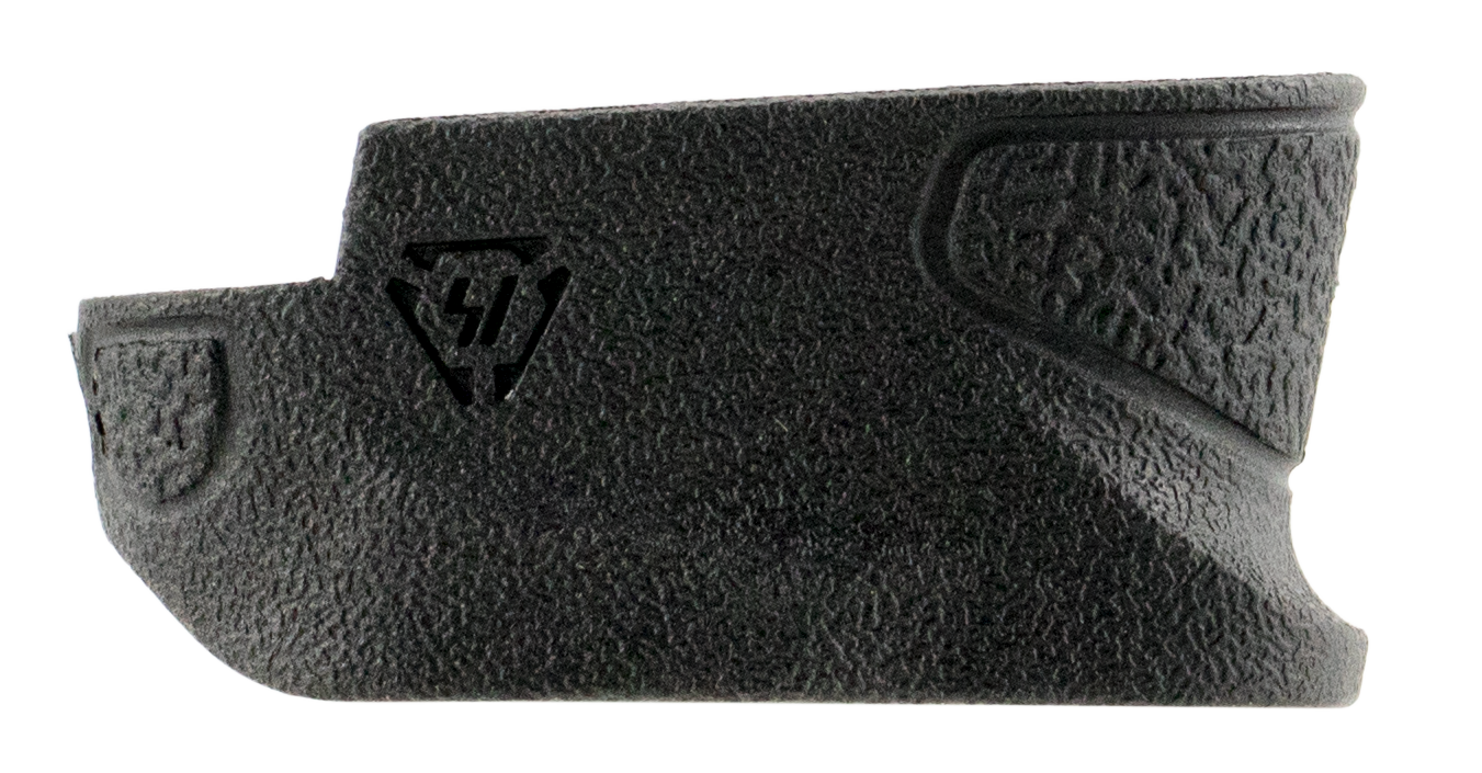 Strike Industries EMPMPS Enhanced Magazine Platemade of Polymer with Black Finish & Extra Gripping Surface for S&W M&P Shield Magazines (Adds 2rds 9mm Luger, 1rd 40 S&W)