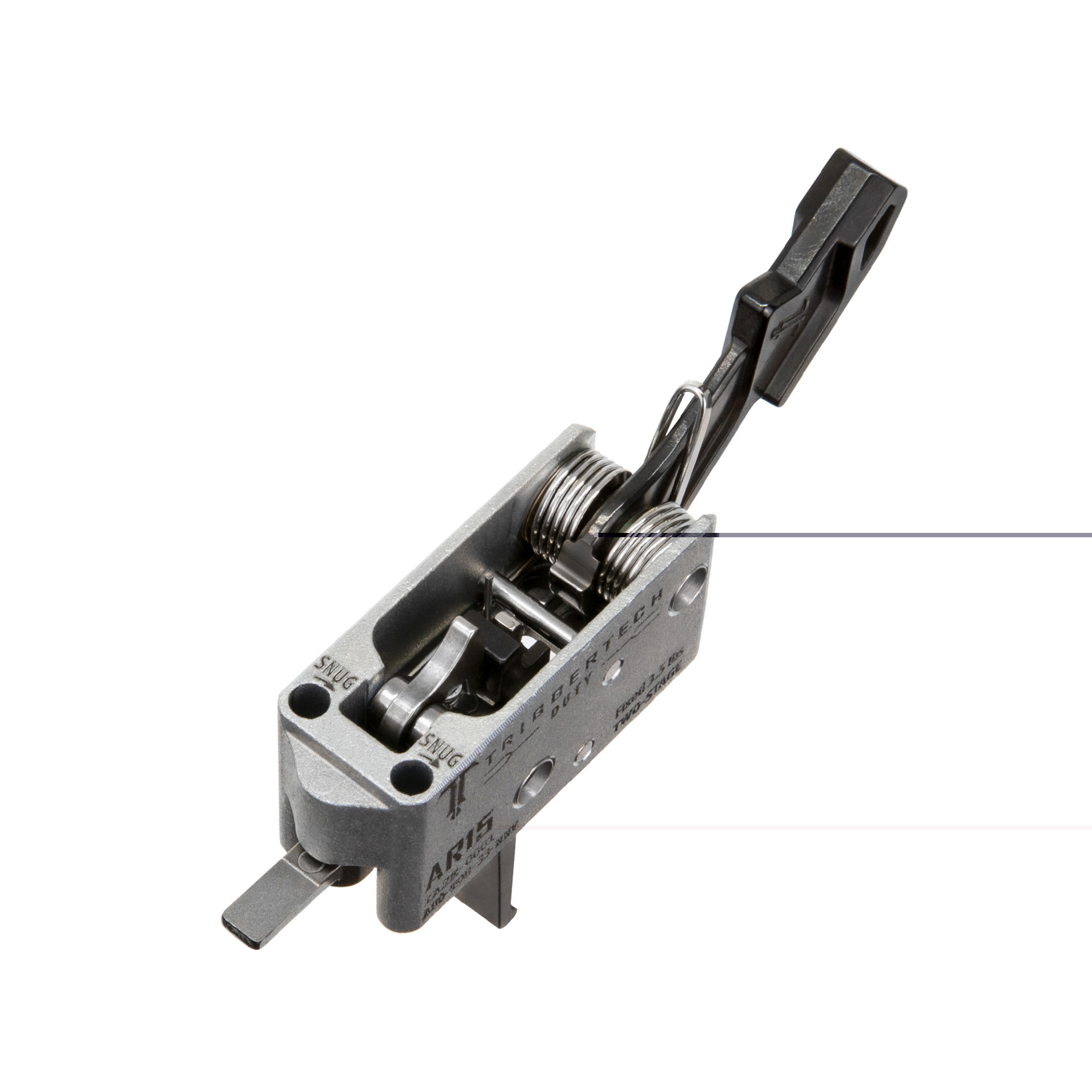 TriggerTech AH0TDB33NNF DutyFlat Trigger Two-Stage 3.50 lbs Draw Weight Fits AR-15