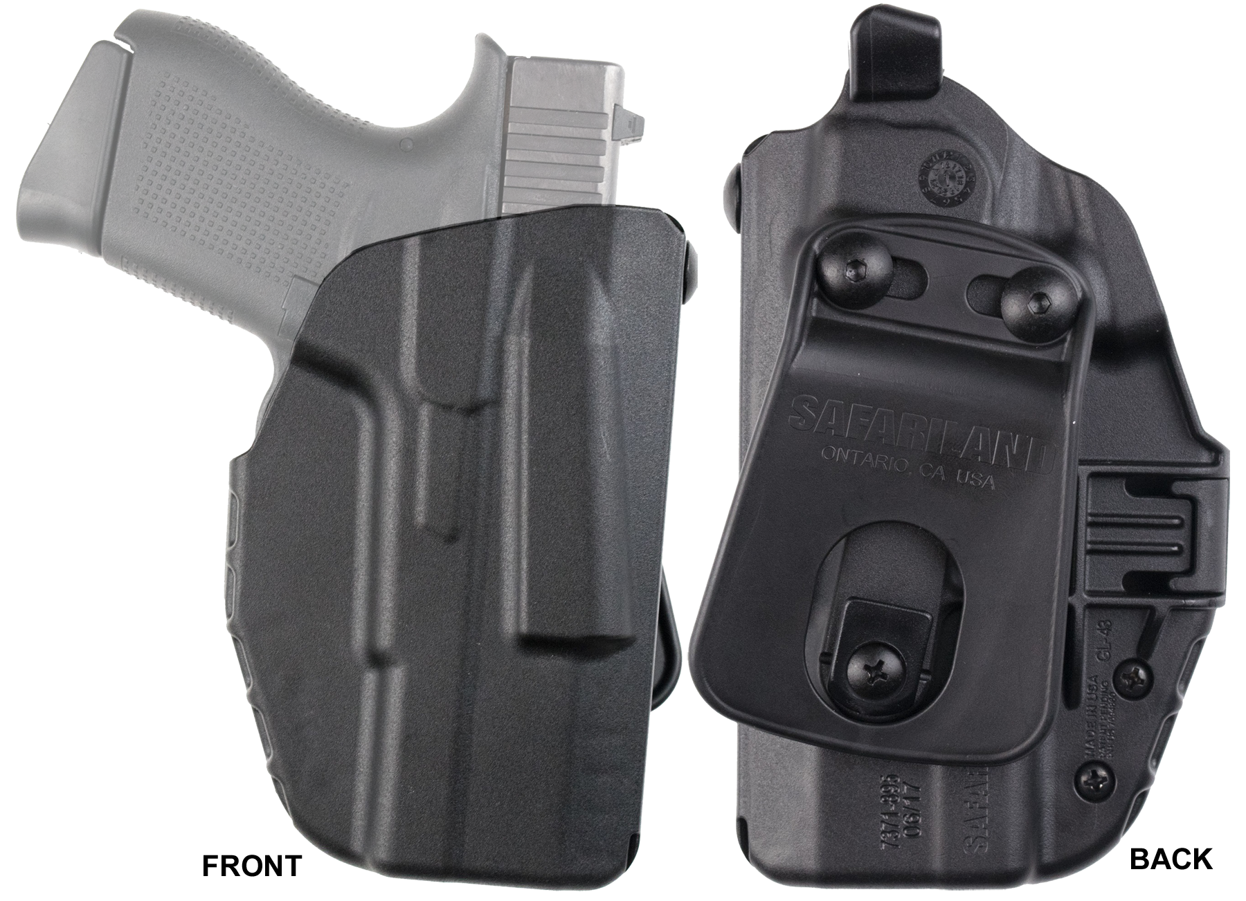 Safariland 7371179411 7371-7TS-ALSBelt SafariSeven Paddle Fits S&W M&P Shield 9/40 Right Hand