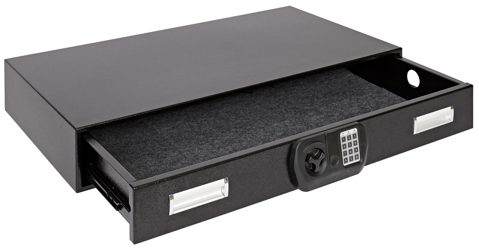 SnapSafe Under Bed Safe with Electronic Lock Matte Black