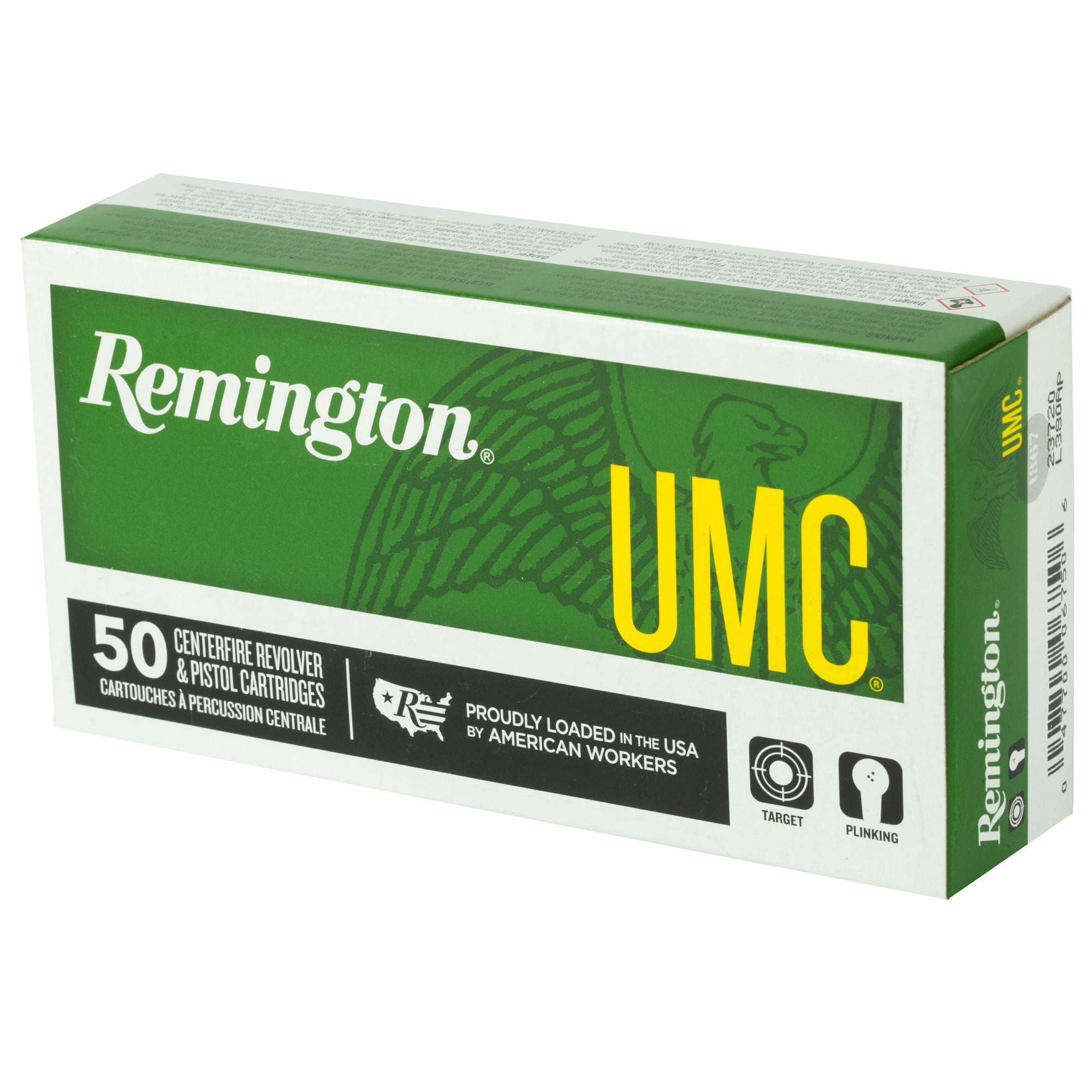 Remington Ammunition R23720 UMC Target 380 ACP 95 gr FMJ50rd Bx