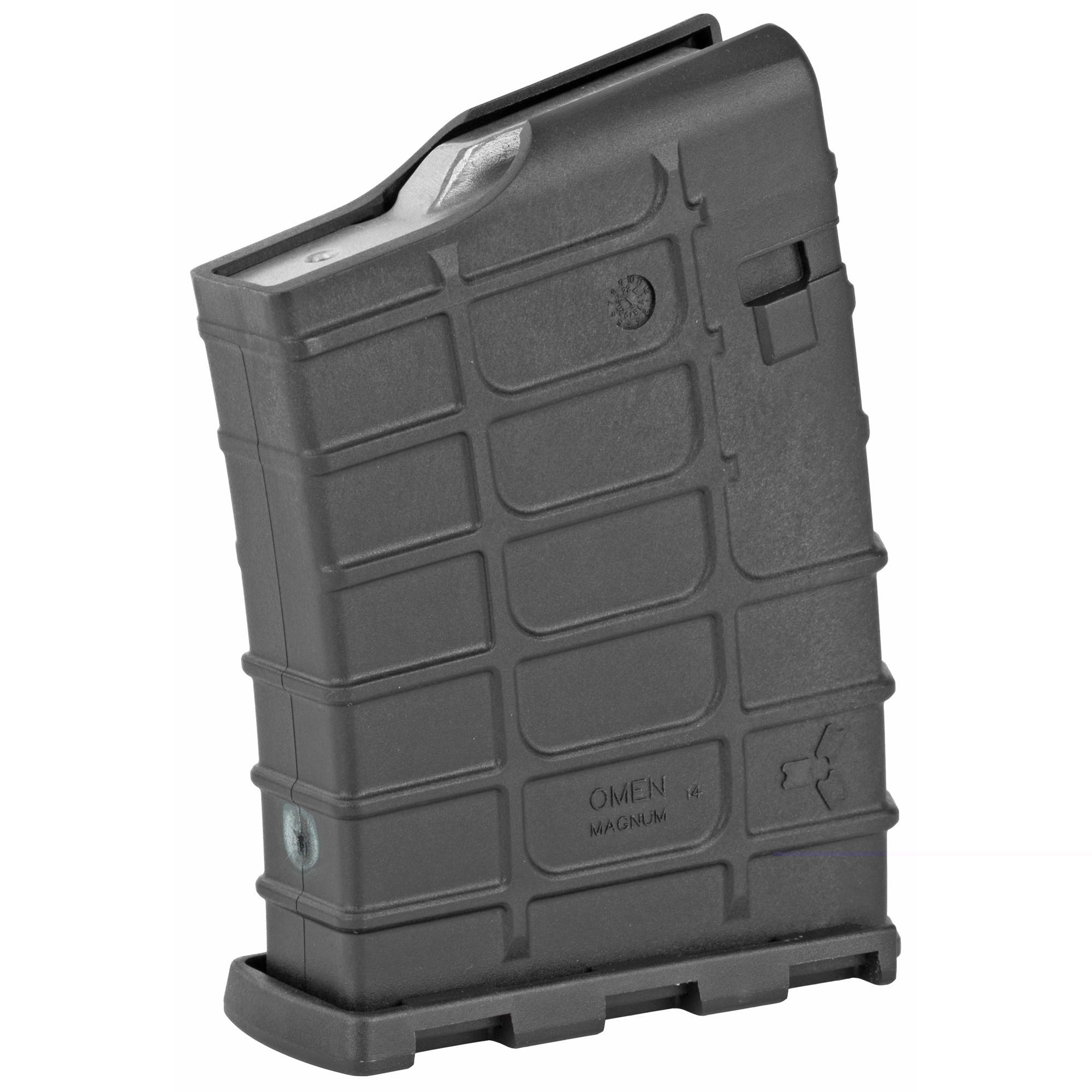 Nemo Arms Magazine, 300 Win, 14rd, Fits NEMO Omen, OMN-LC110-1 Polymer, Enhanced Follower, Black Finish