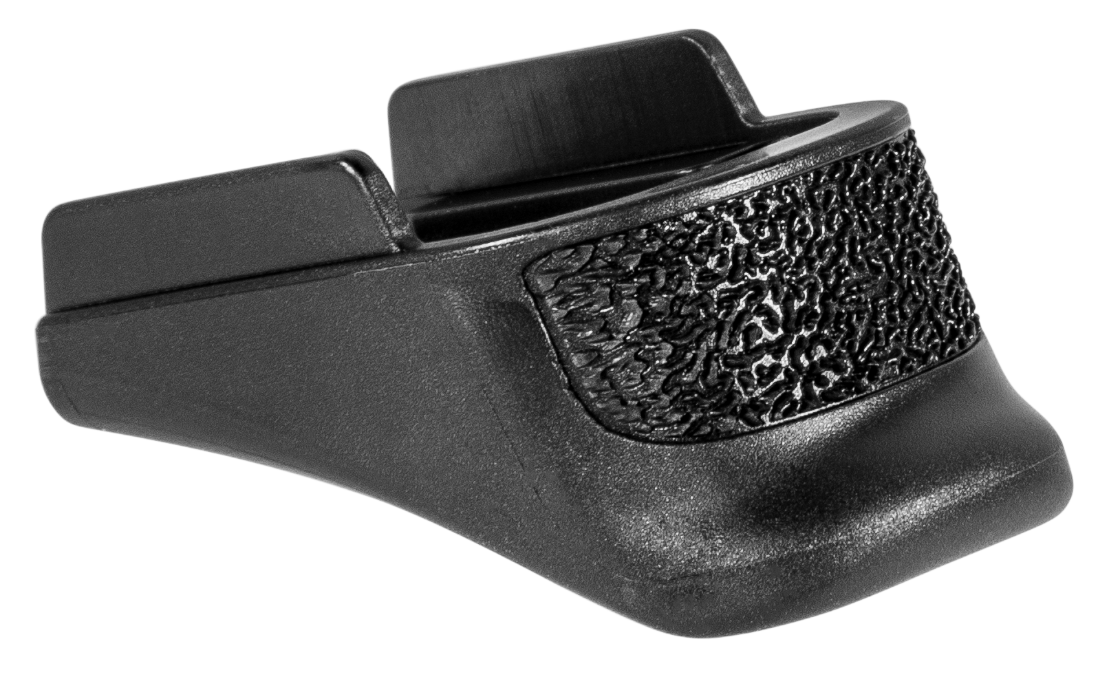 Pearce Grip PG365 Grip Extensionmade of Polymer with Texture Black Finish & 5/8" Gripping Surface for Sig P365 with 10rd Mags