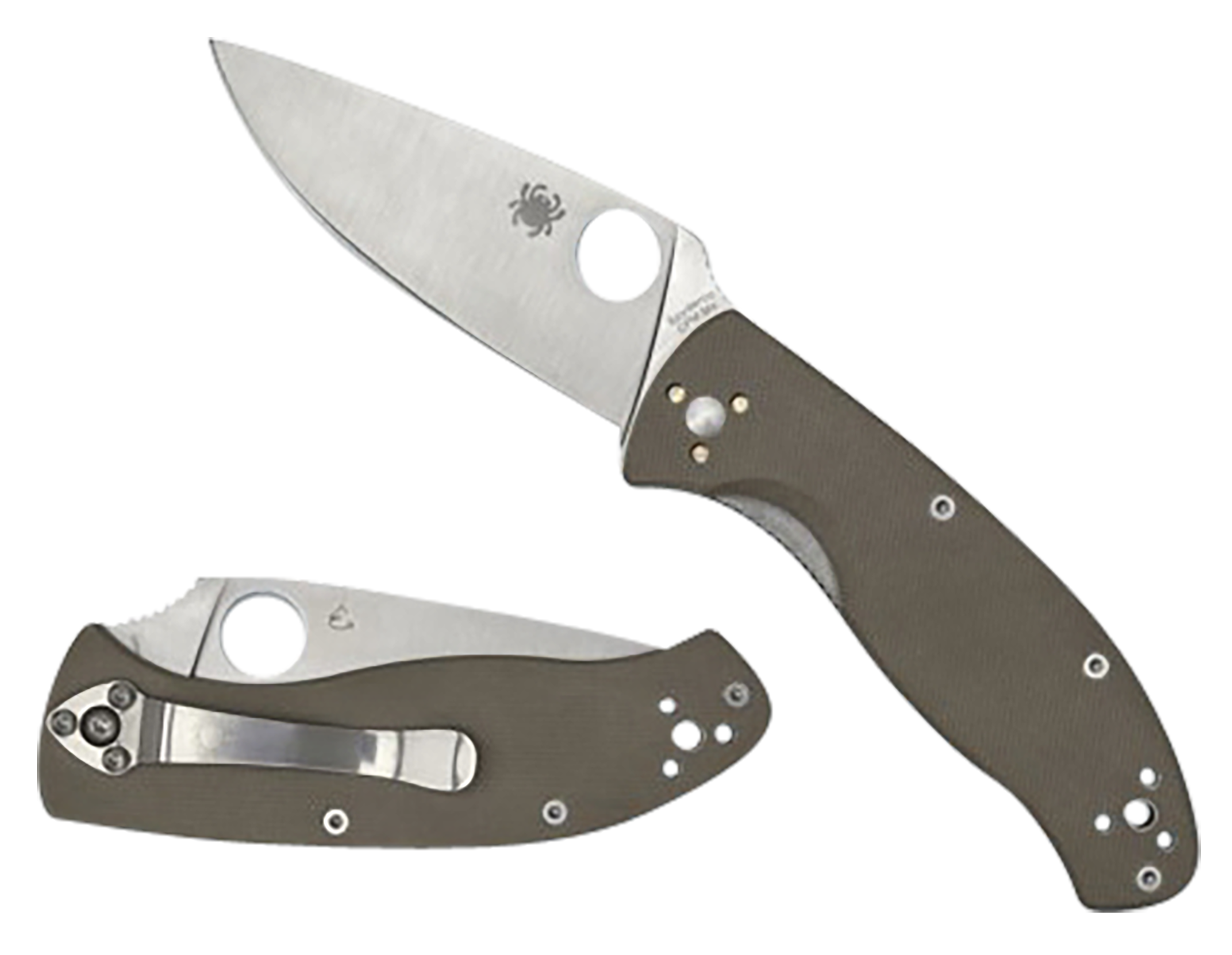 Spyderco , Spy C122gbnm4ps    Tenacious Brwn G10 Cpm M4